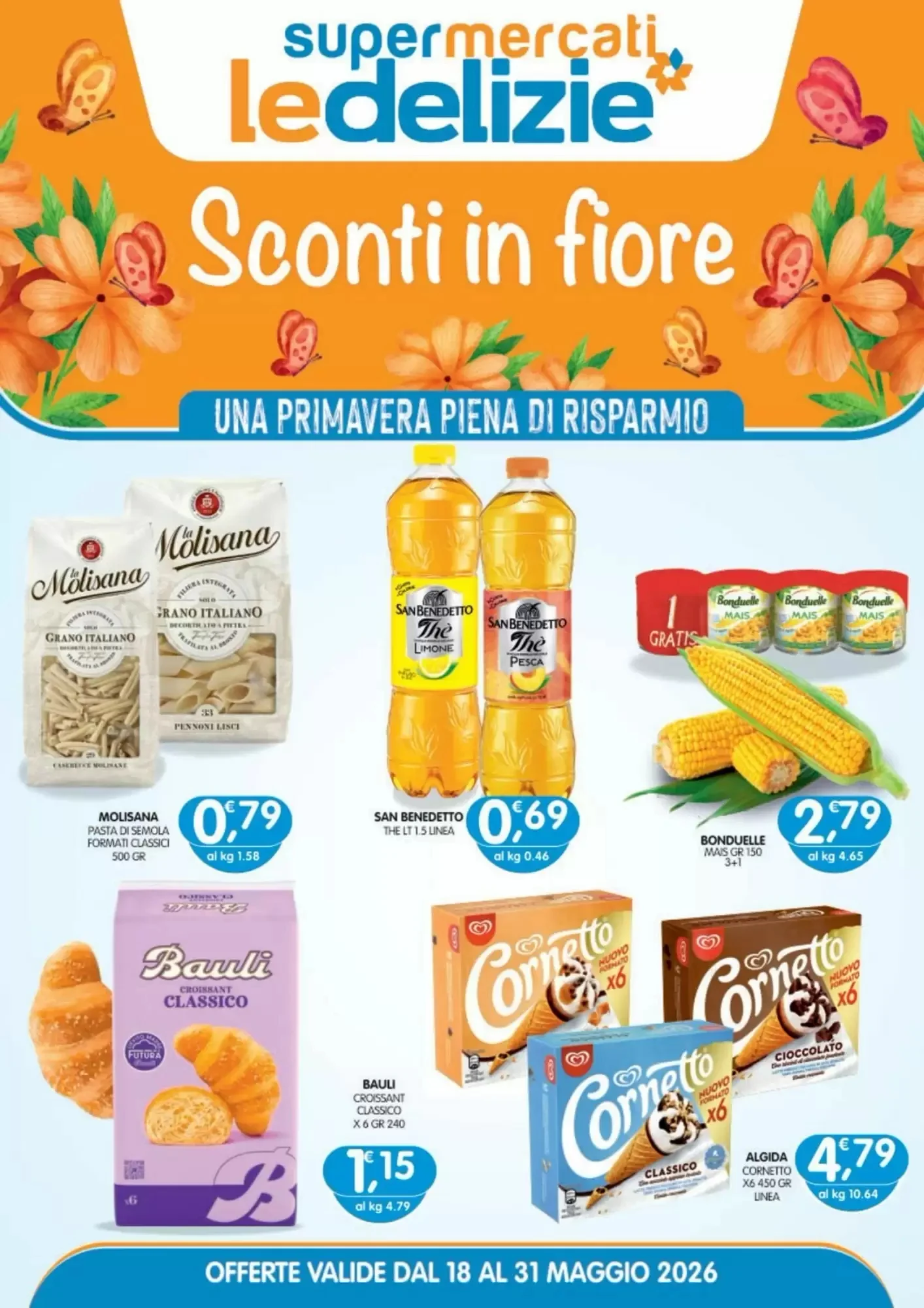 Copertina Le Delizie Del Sud - Volantino Le Delizie Del Sud