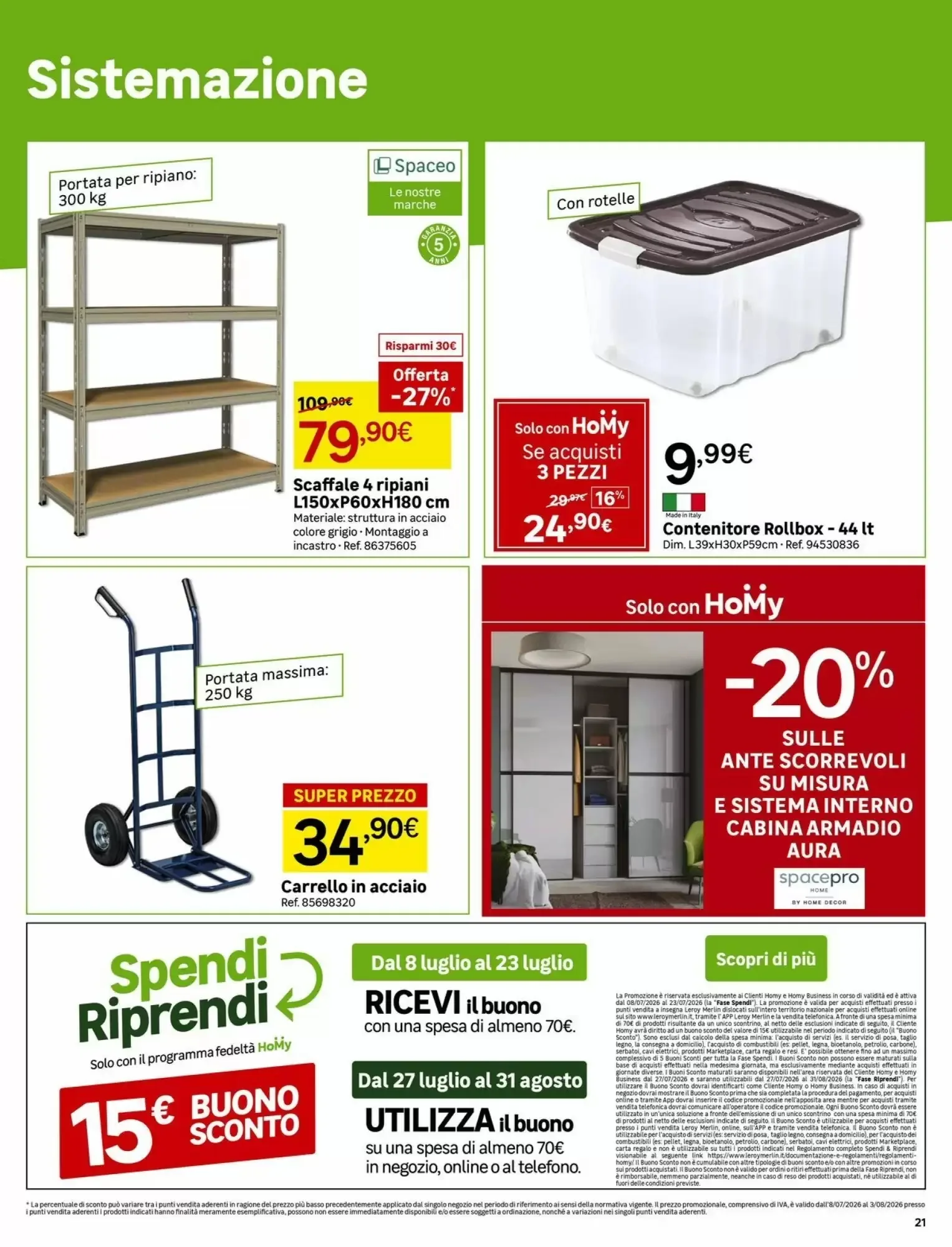 Volantino Leroy Merlin Volantino Leroy Merlin pagina 21