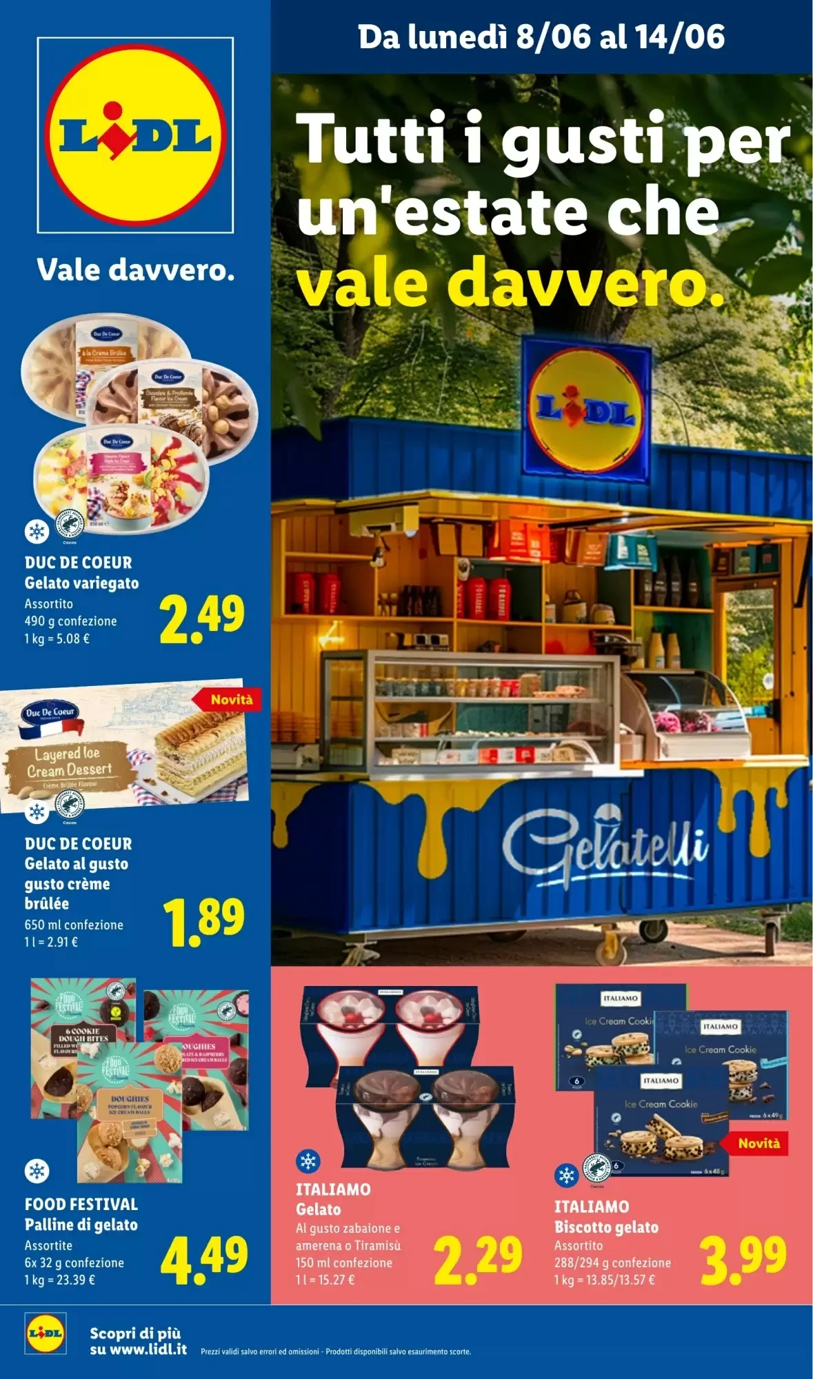 Copertina Lidl | Tutti i gusti dell'estate - Volantino Lidl | Tutti i gusti dell'estate