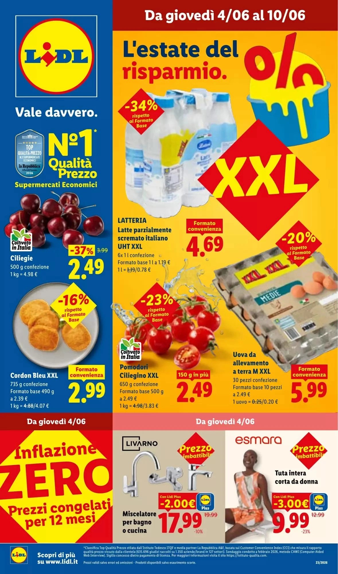 Copertina Lidl - Volantino Lidl