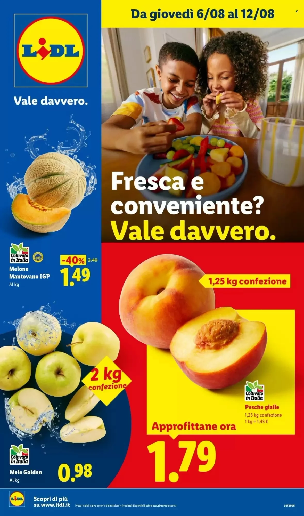 Copertina Lidl - Volantino Lidl