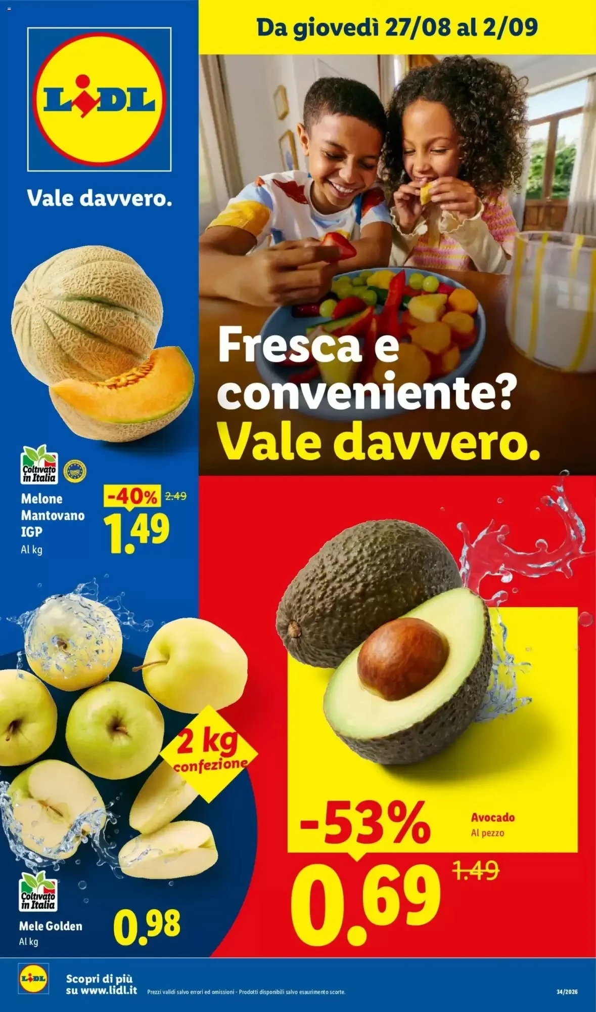 Copertina Lidl - Volantino Lidl