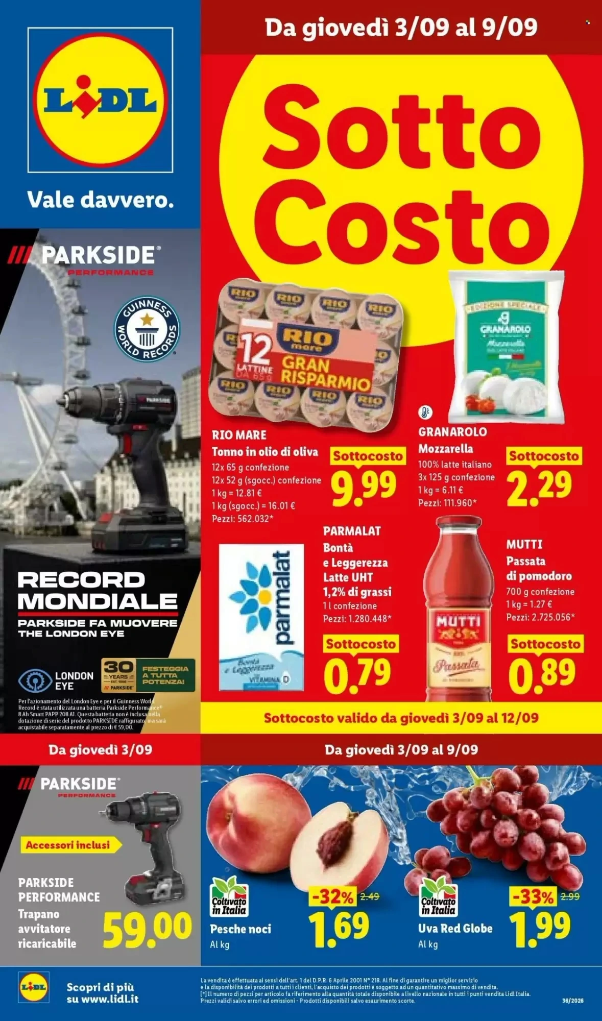 Copertina Lidl - Volantino Lidl