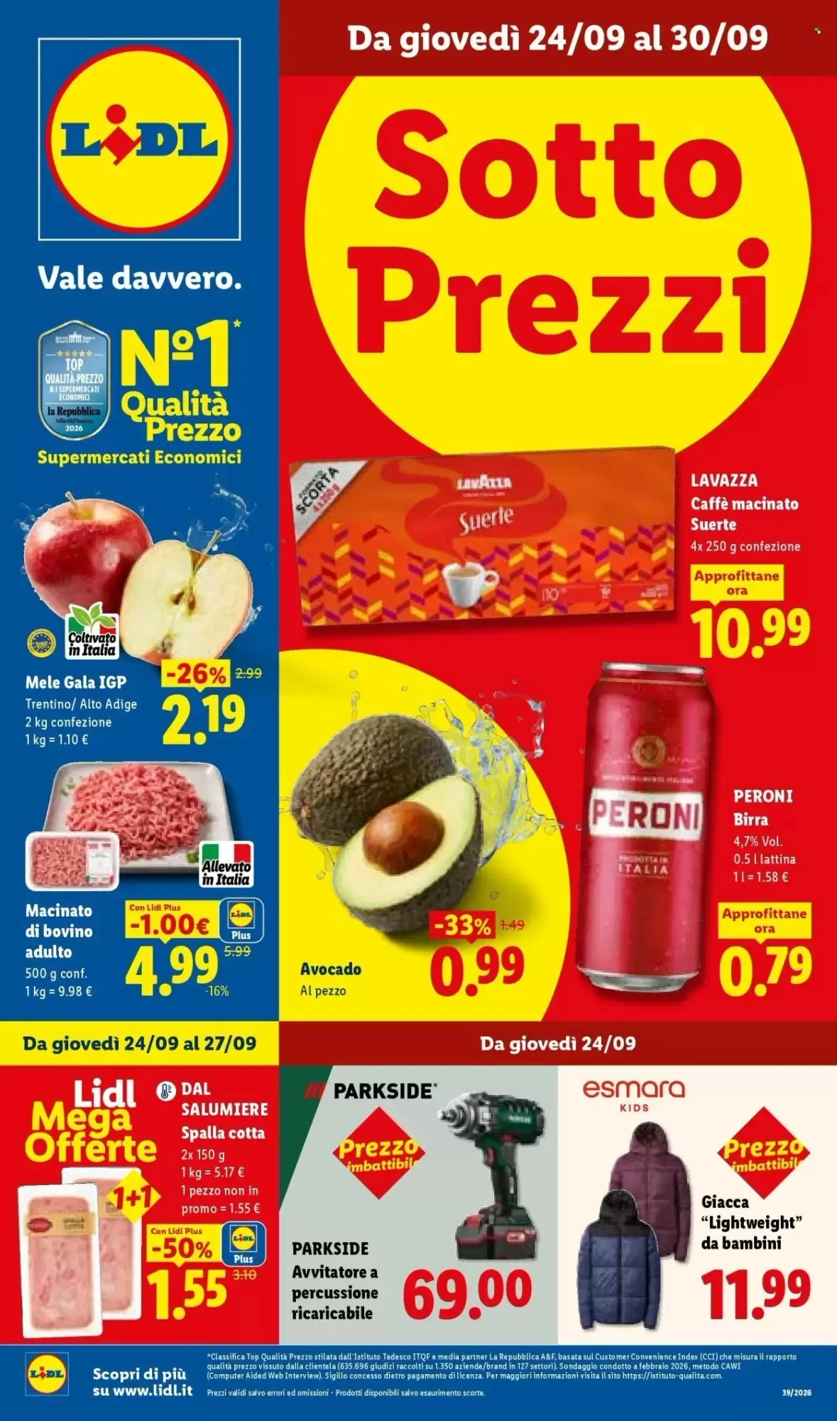 Copertina Lidl - Volantino Lidl