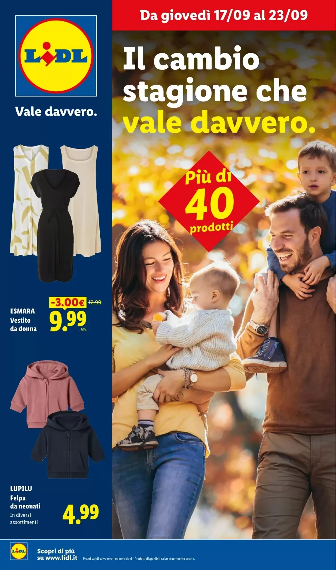 Copertina Lidl - Volantino Lidl