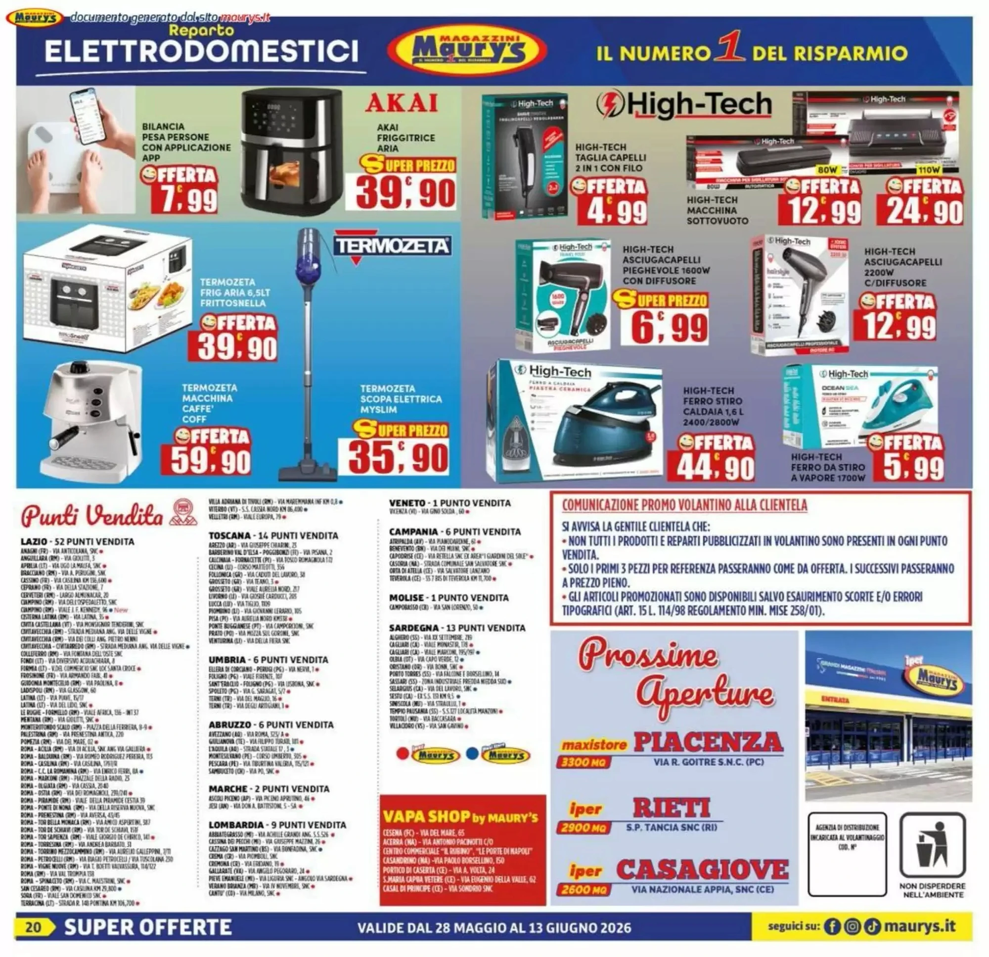 Volantino Maurys Volantino Maurys pagina 20
