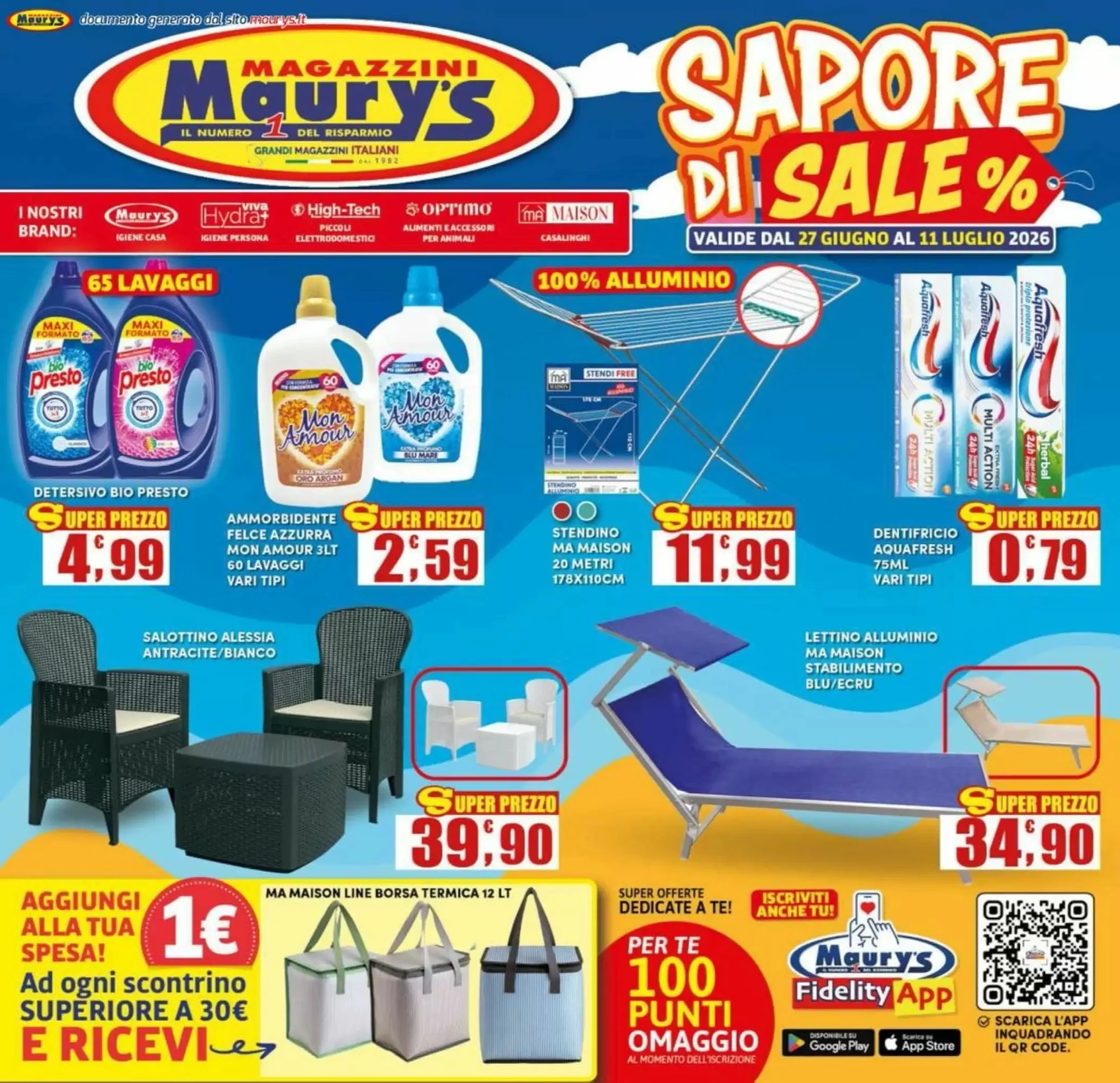 Copertina Maurys - Volantino Maurys