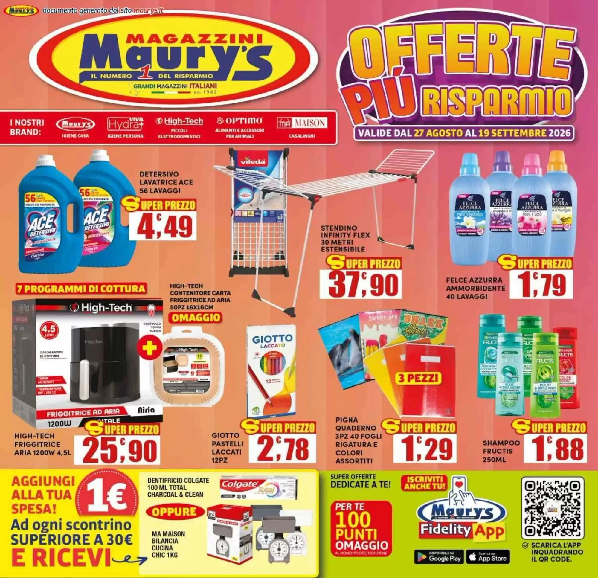 Copertina Maurys - Volantino Maurys