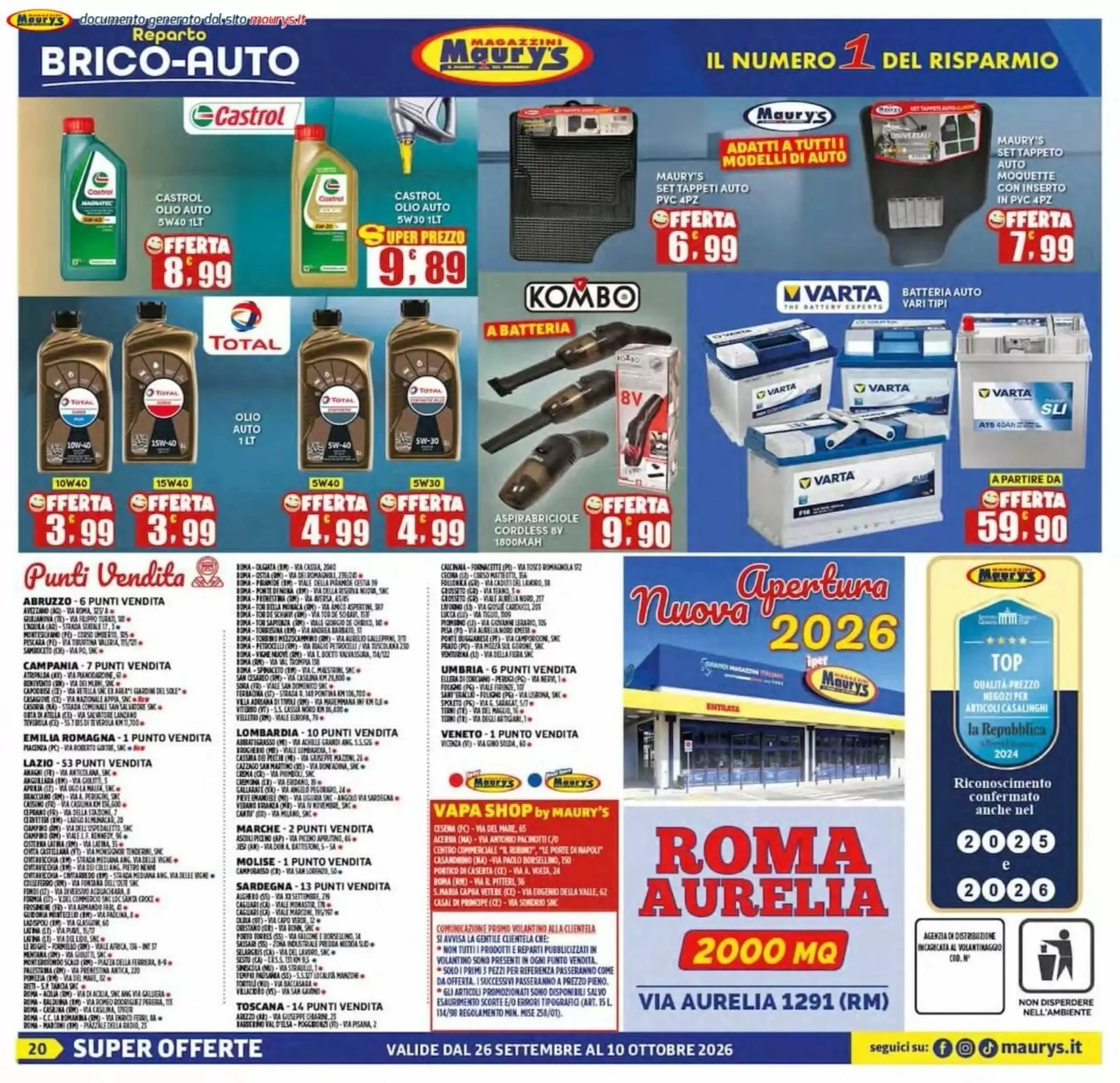 Volantino Maurys Volantino Maurys pagina 20