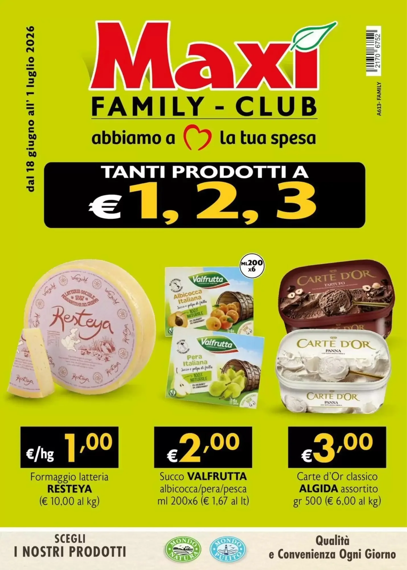 Copertina Maxi Family - Volantino Maxi Family