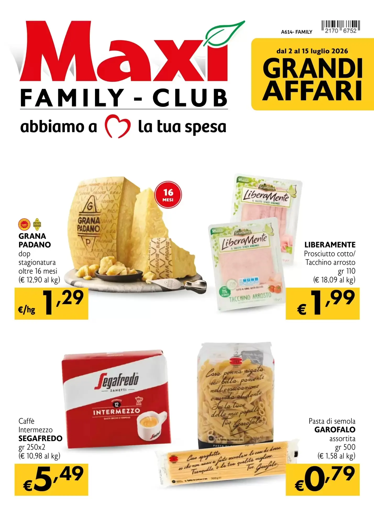 Copertina Maxi Family - Volantino Maxi Family