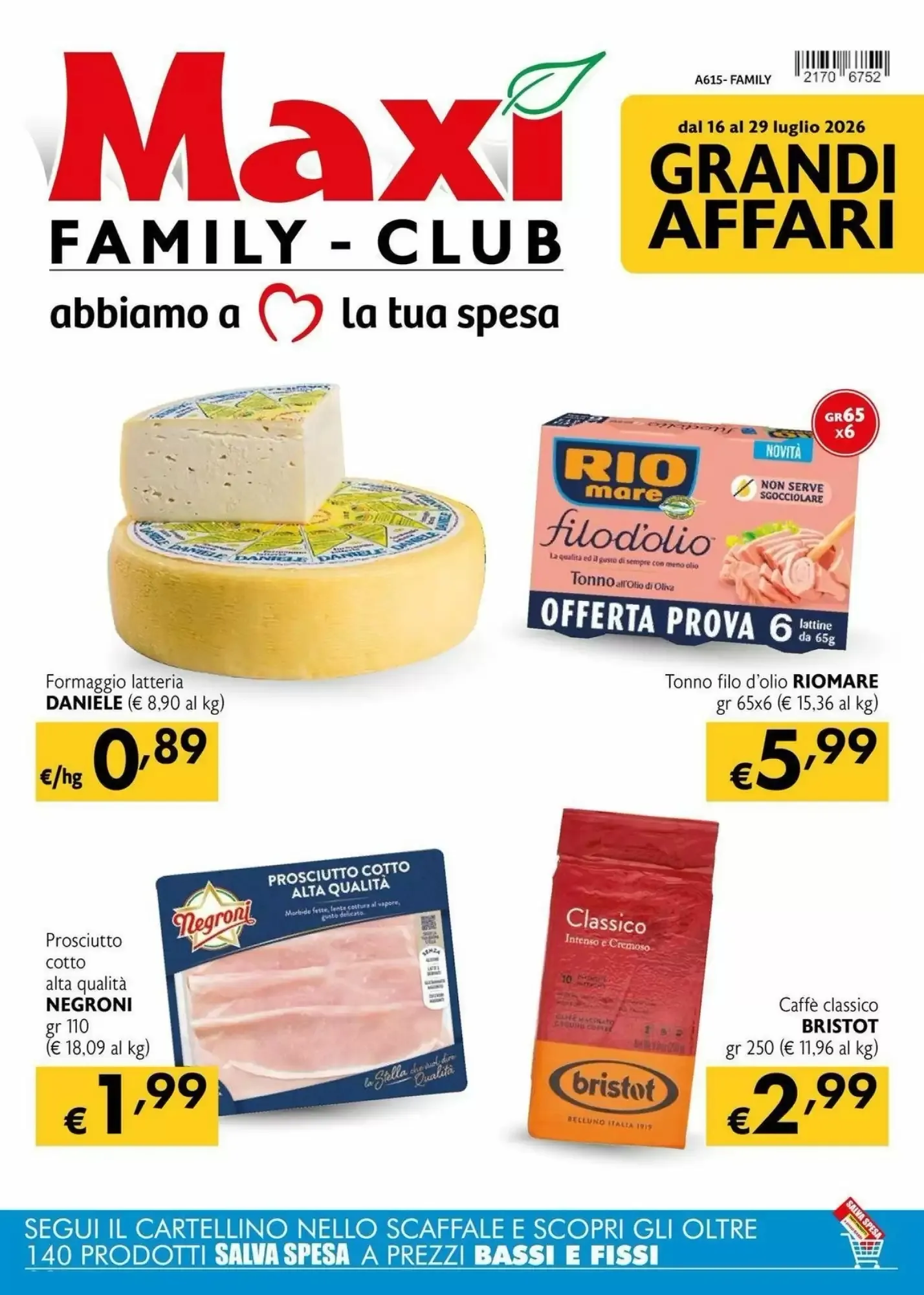 Copertina Maxi Family - Volantino Maxi Family