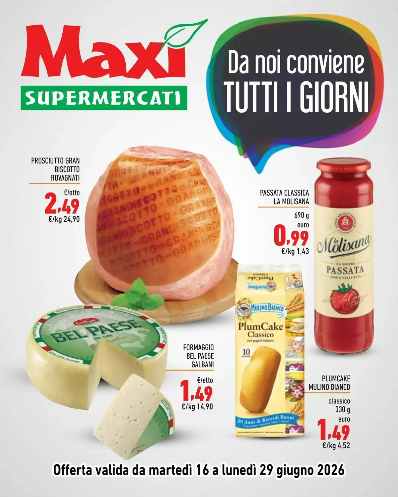 Copertina Maxi Supermercati - Volantino Maxi Supermercati