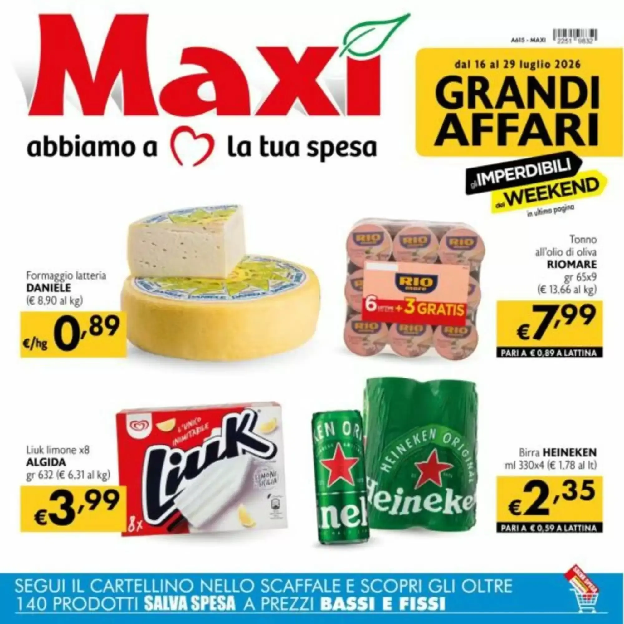 Copertina Maxi Supermercati - Volantino Maxi Supermercati