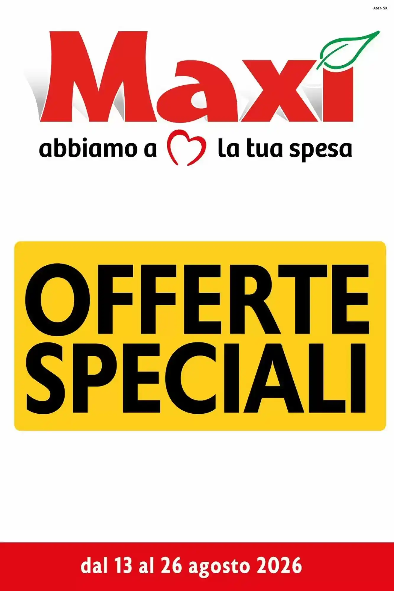 Copertina Maxi Supermercati - Volantino Maxi Supermercati