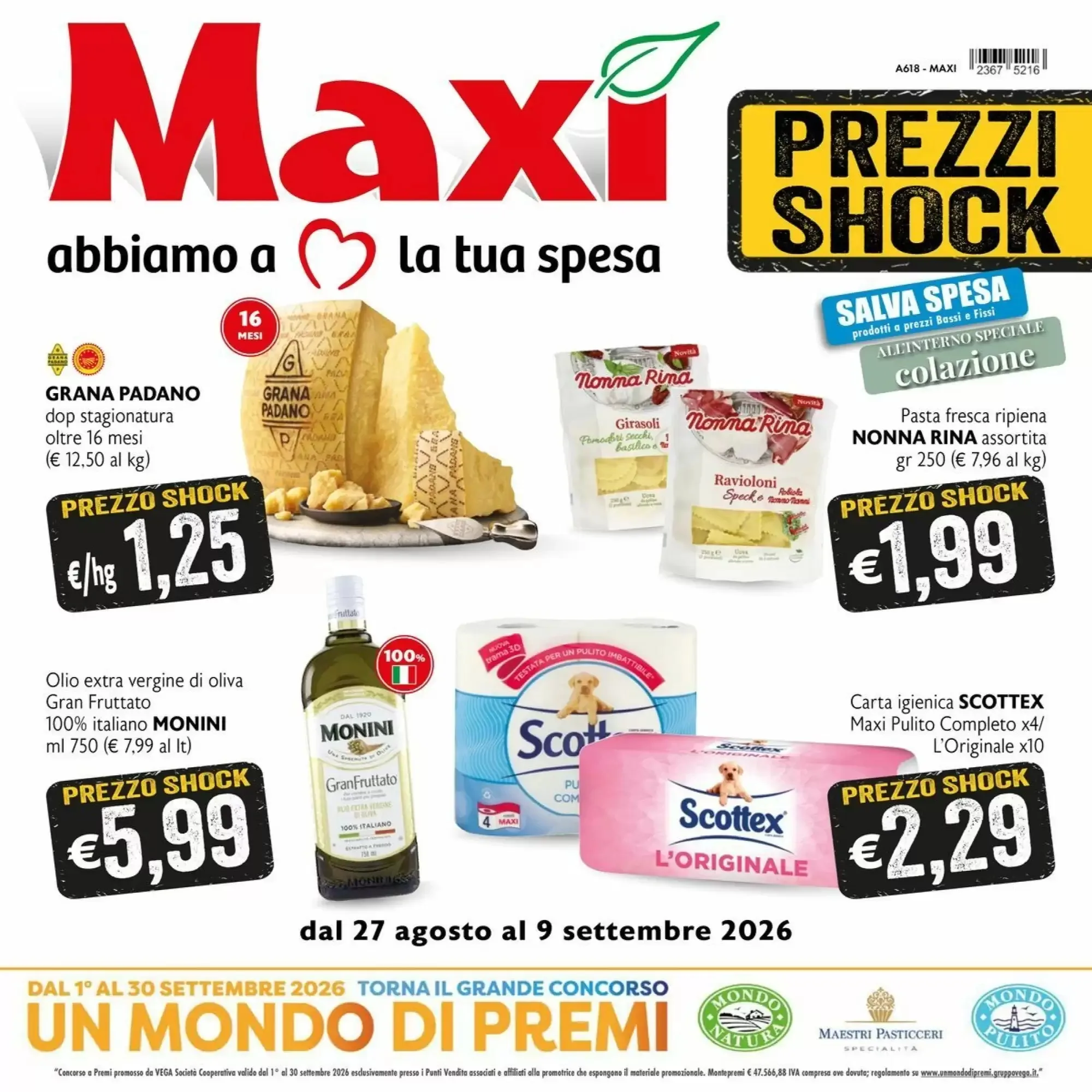 Copertina Maxi Supermercati - Volantino Maxi Supermercati