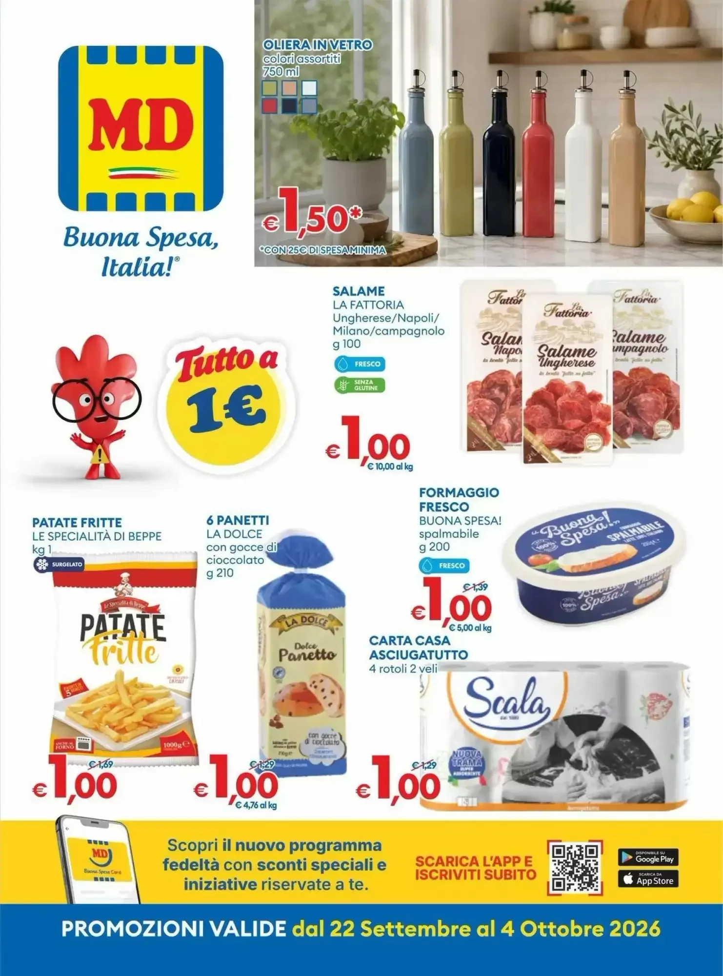 Copertina MD Discount - Volantino MD Discount