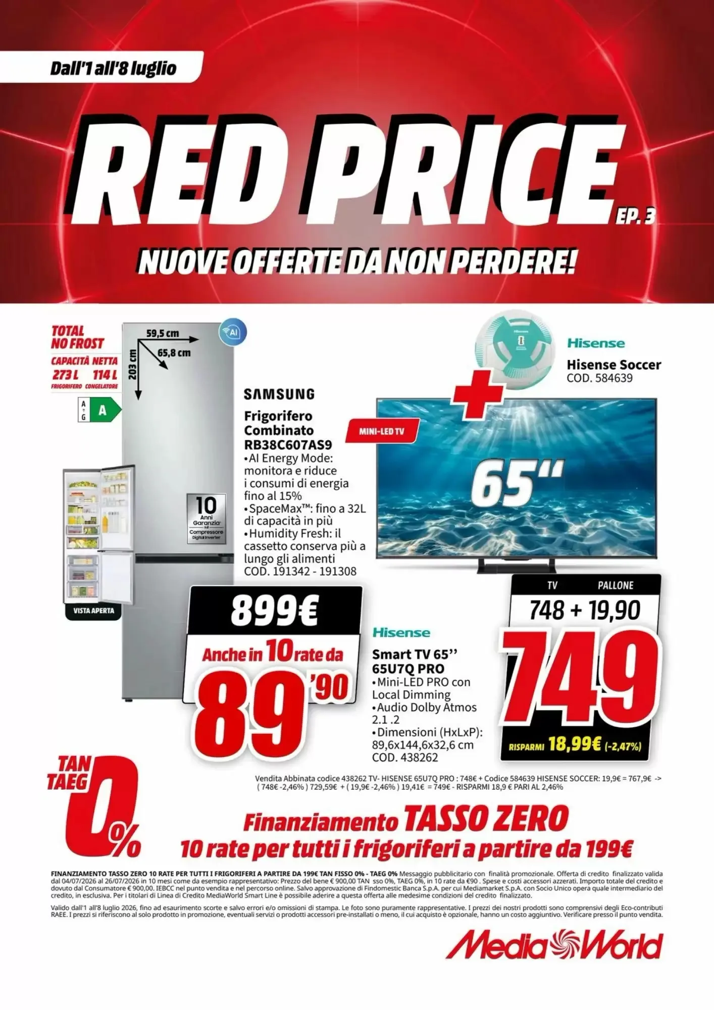 Copertina MediaWorld - Volantino MediaWorld