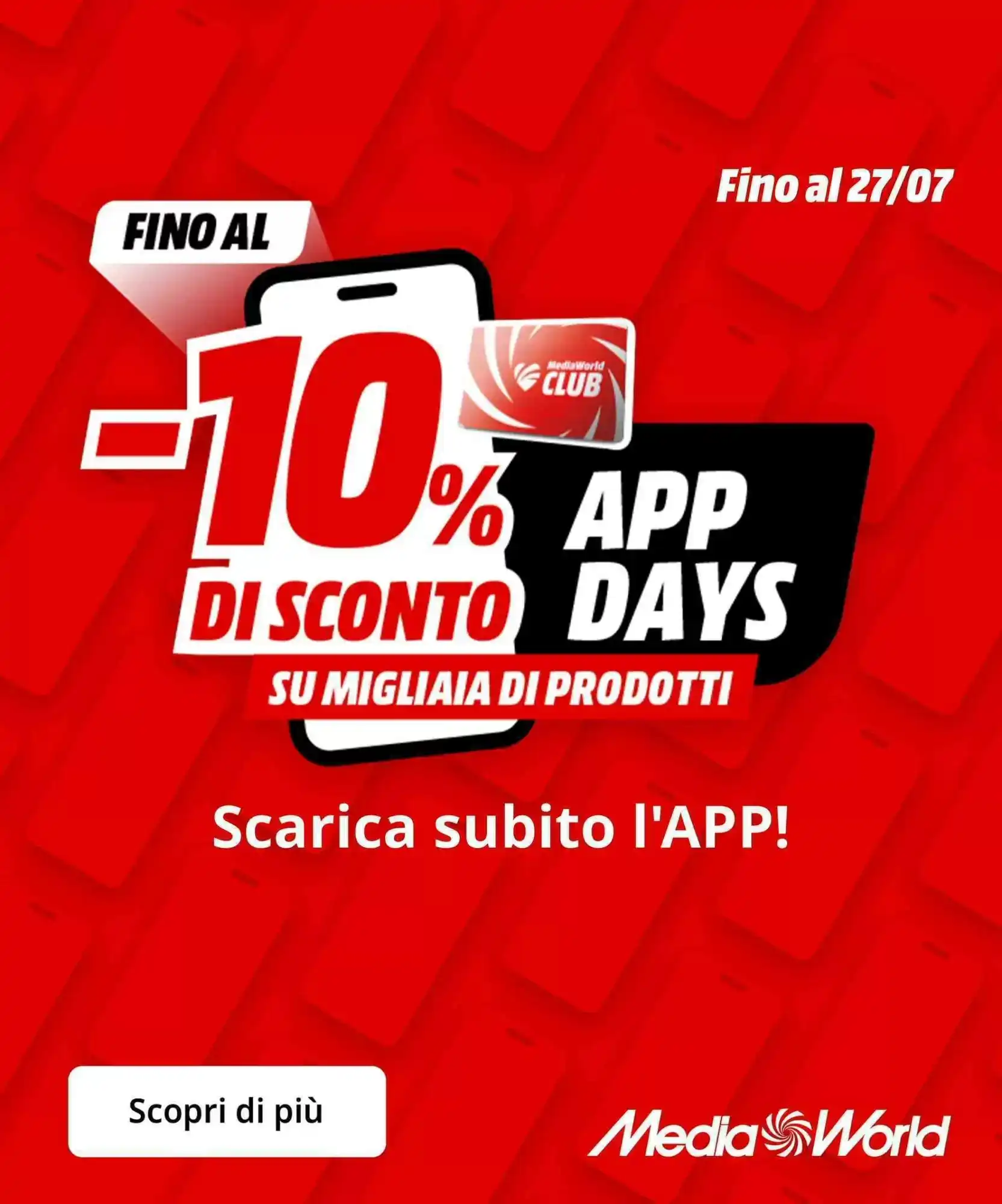 Copertina MediaWorld - Volantino MediaWorld