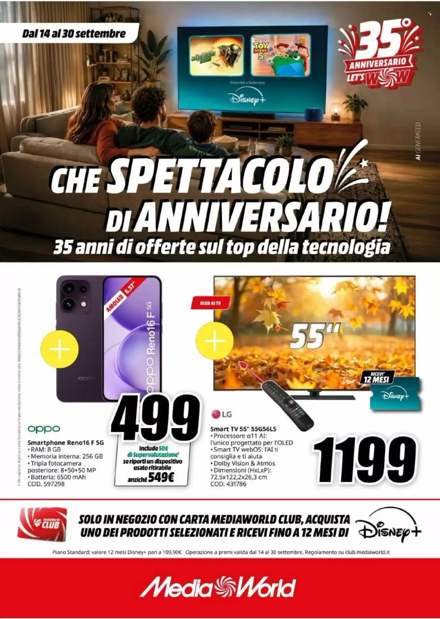 Copertina MediaWorld - Volantino MediaWorld