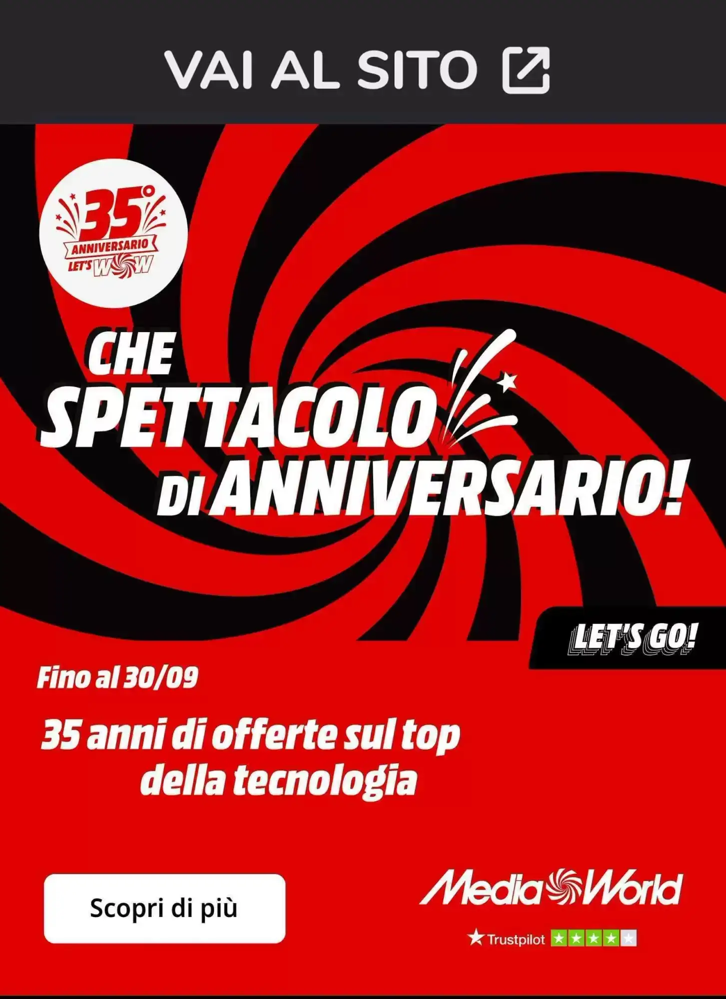 Copertina MediaWorld - Volantino MediaWorld