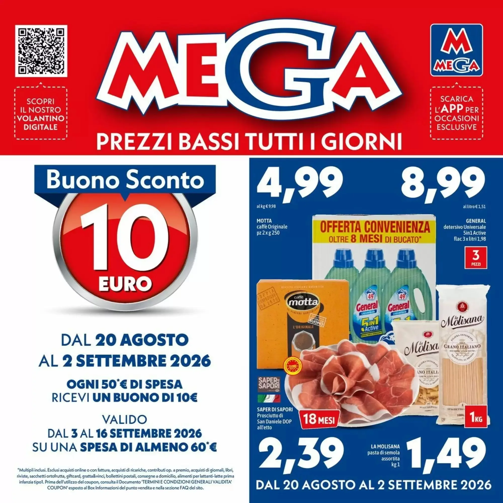 Copertina Mega - Volantino Mega