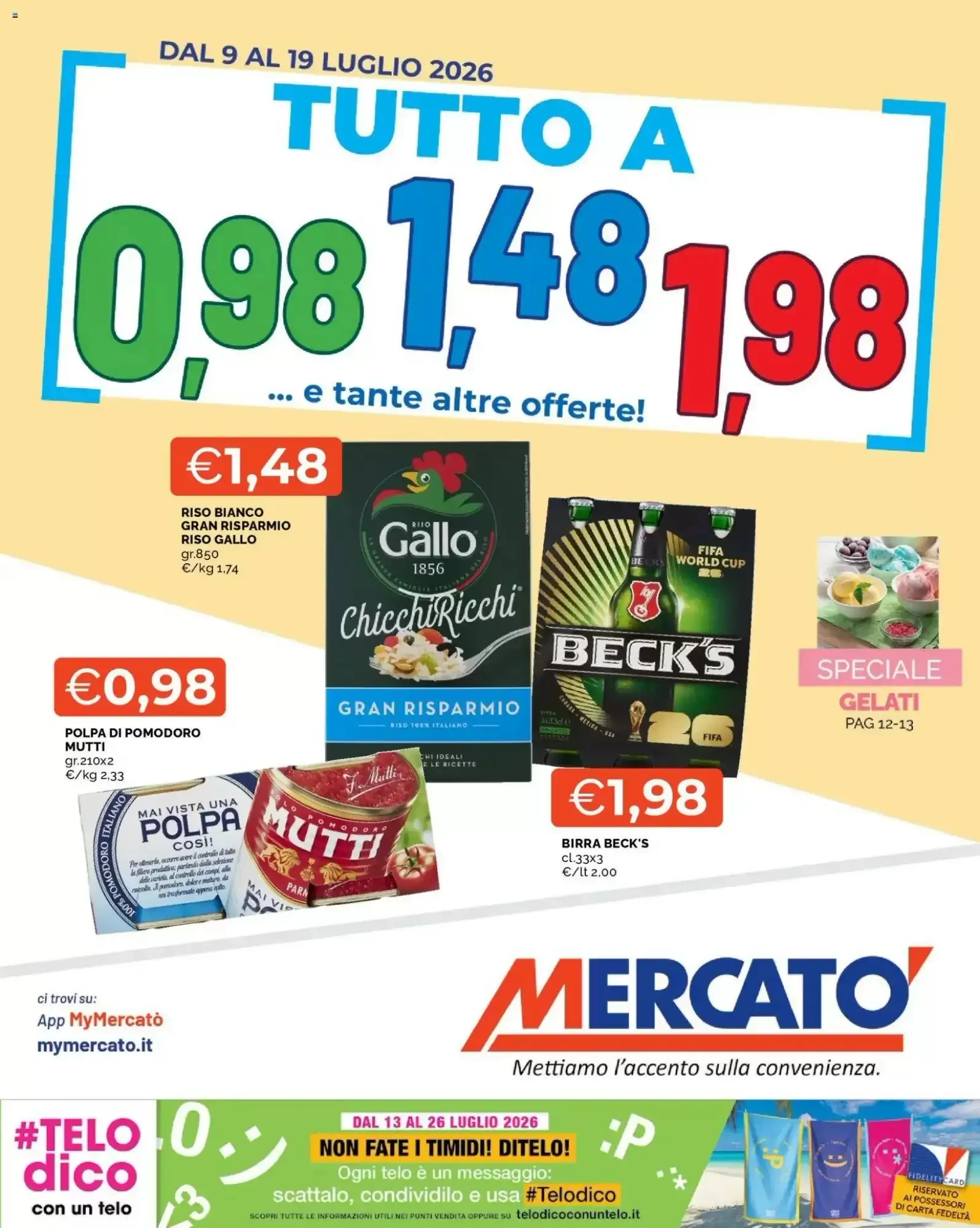 Copertina Mercatò - Volantino Mercatò