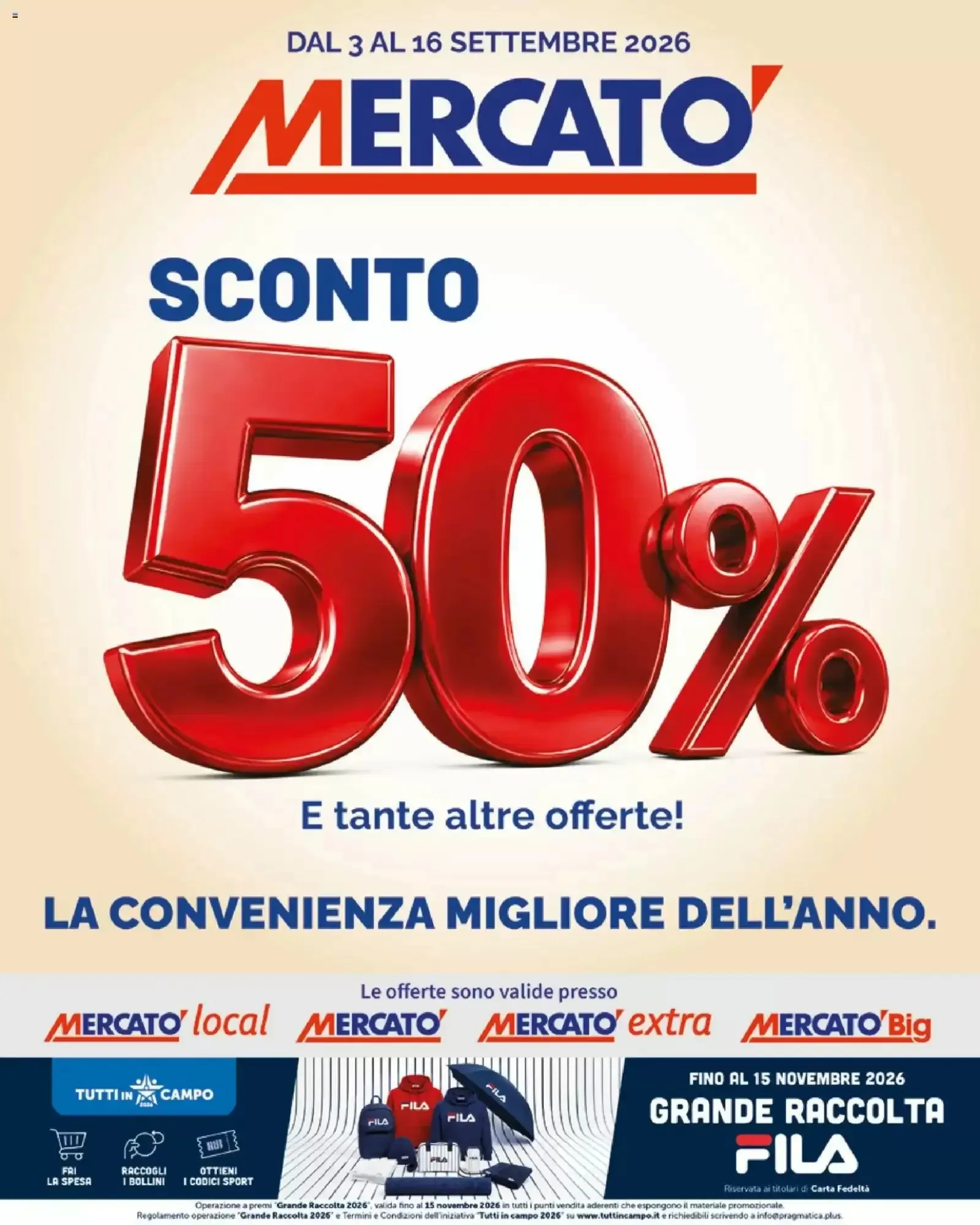 Copertina Mercatò - Volantino Mercatò