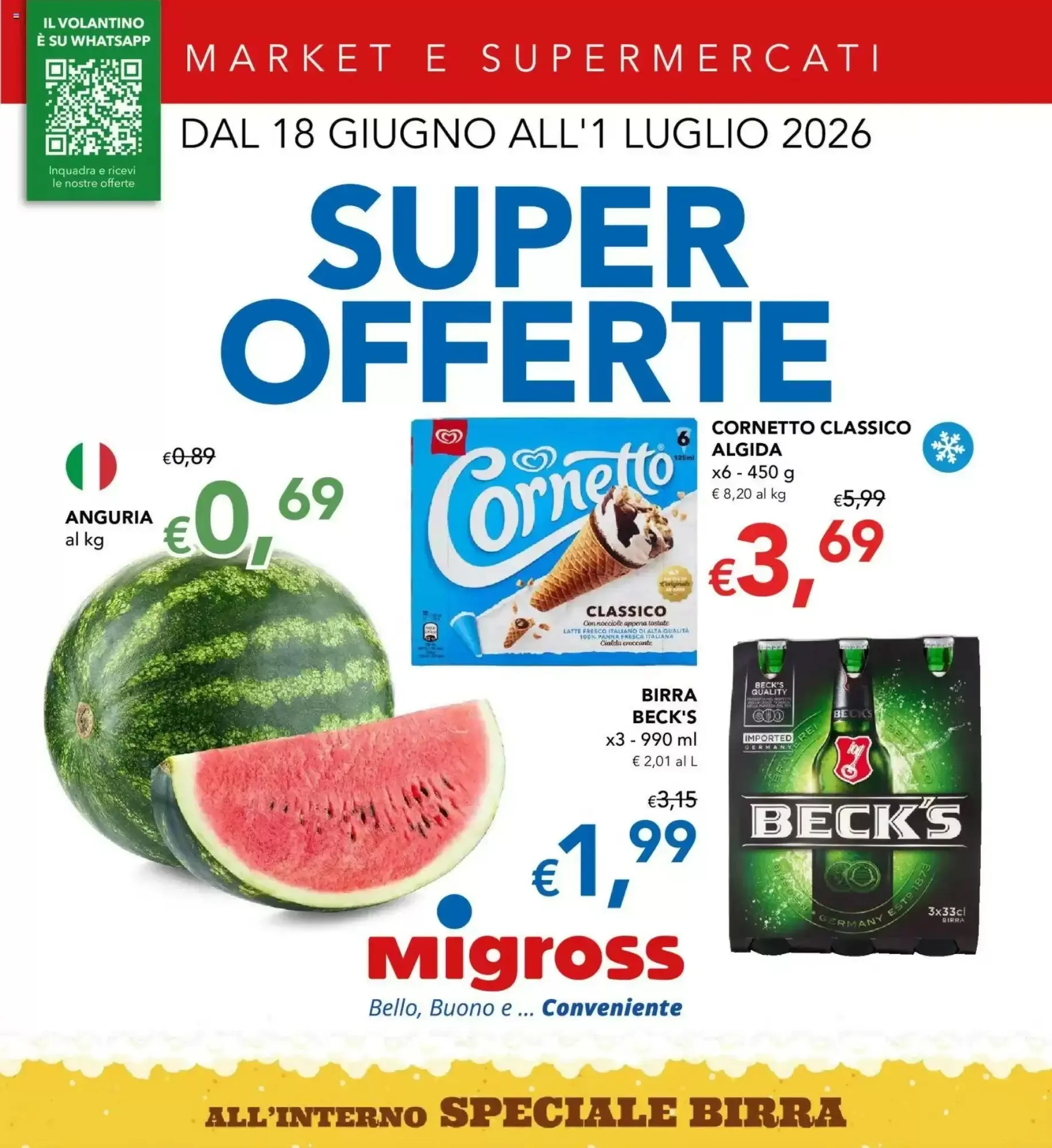 Copertina Migross - Volantino Migross