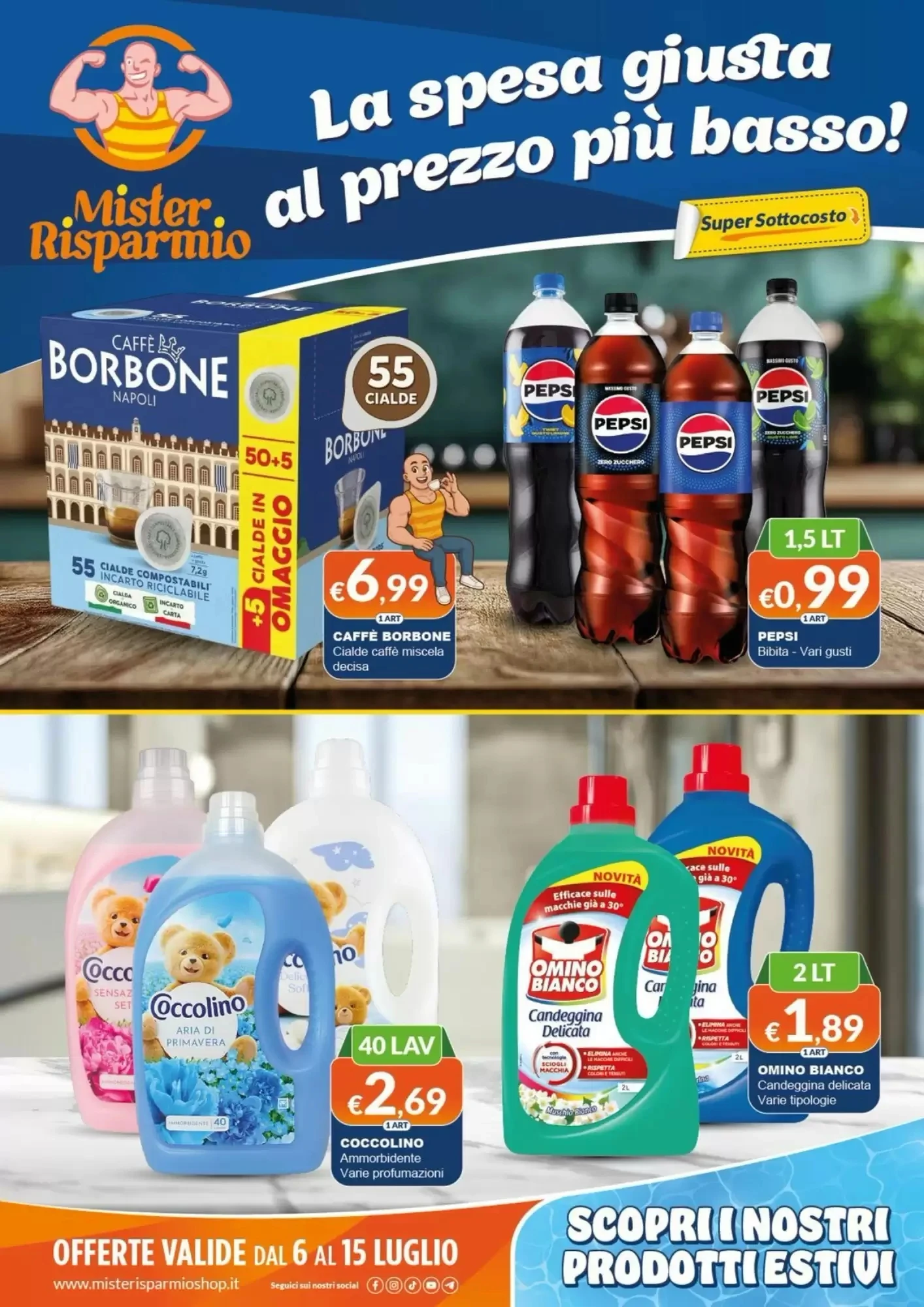 Copertina Mister Risparmio - Volantino Mister Risparmio