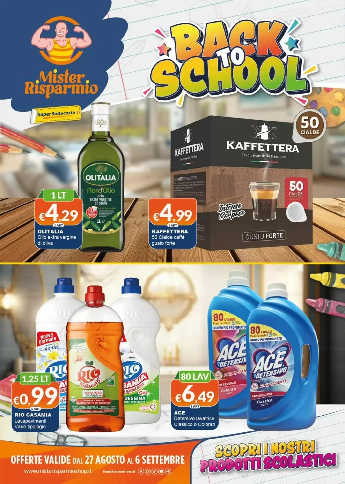 Copertina Mister Risparmio - Volantino Mister Risparmio