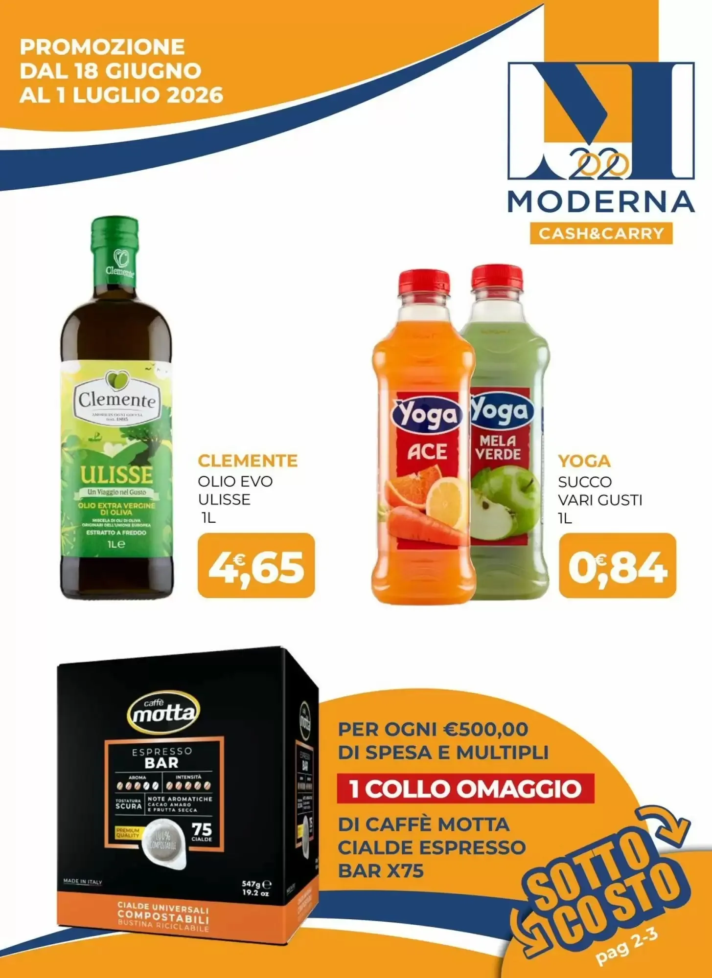 Copertina Moderna - Volantino Moderna