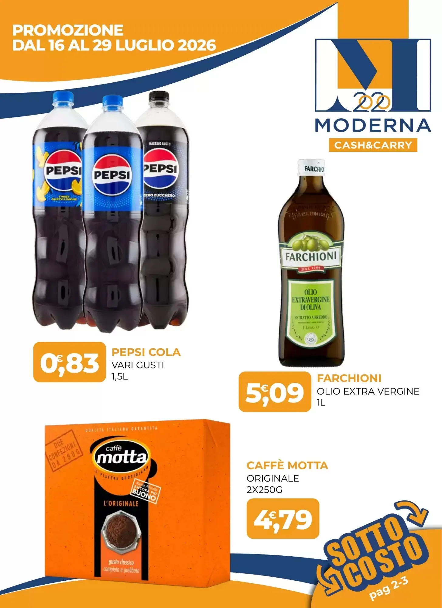 Copertina Moderna - Volantino Moderna
