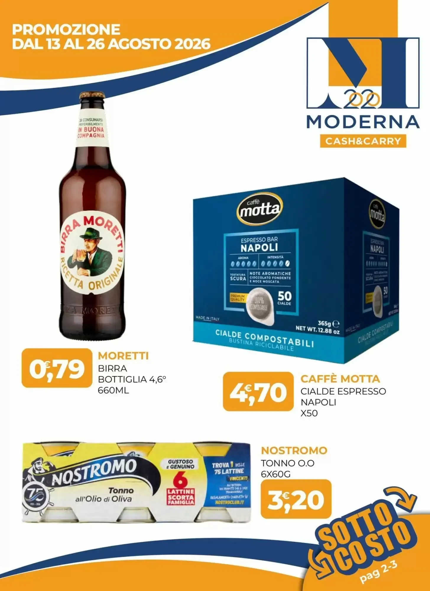 Copertina Moderna - Volantino Moderna