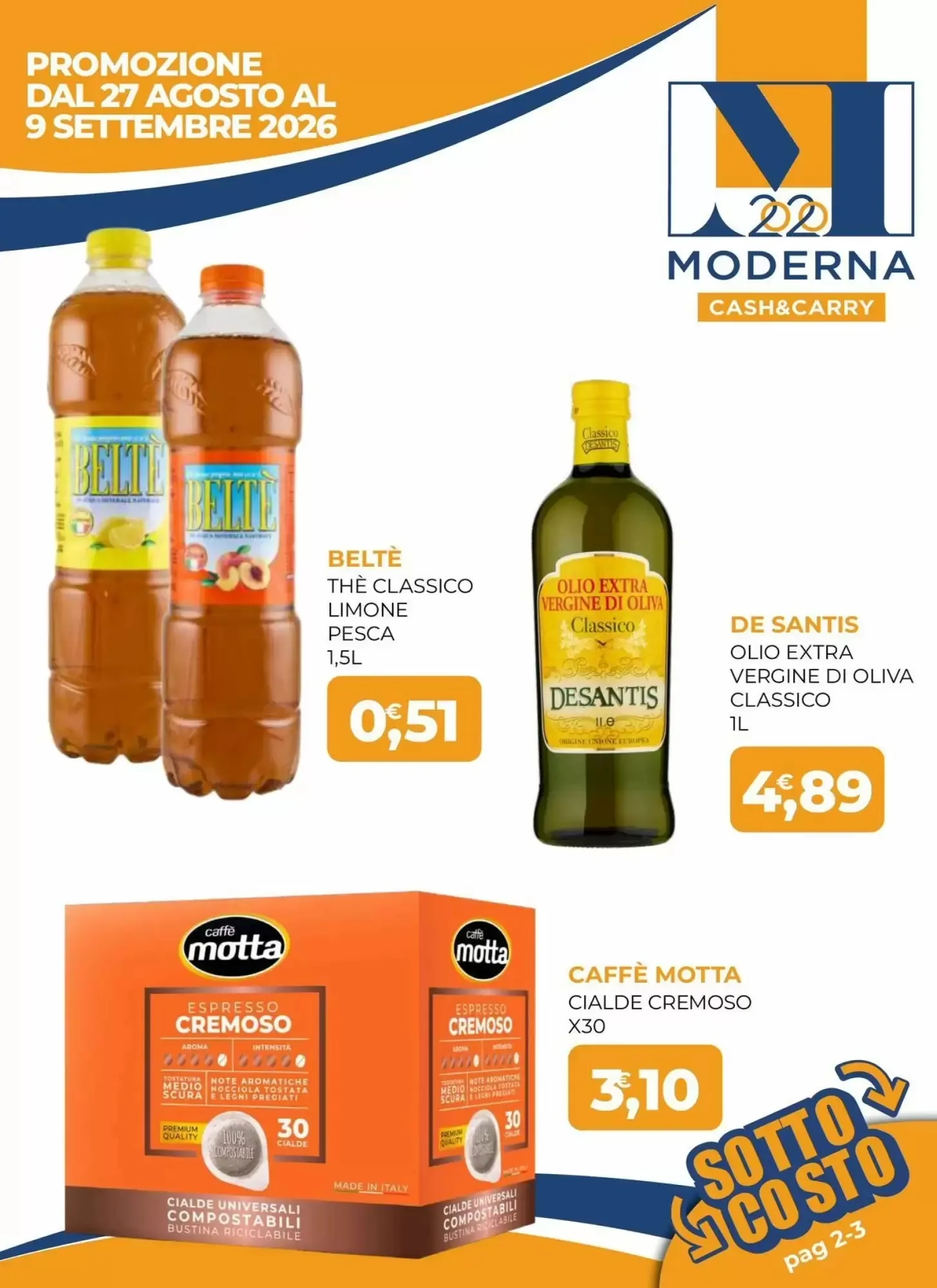 Copertina Moderna - Volantino Moderna