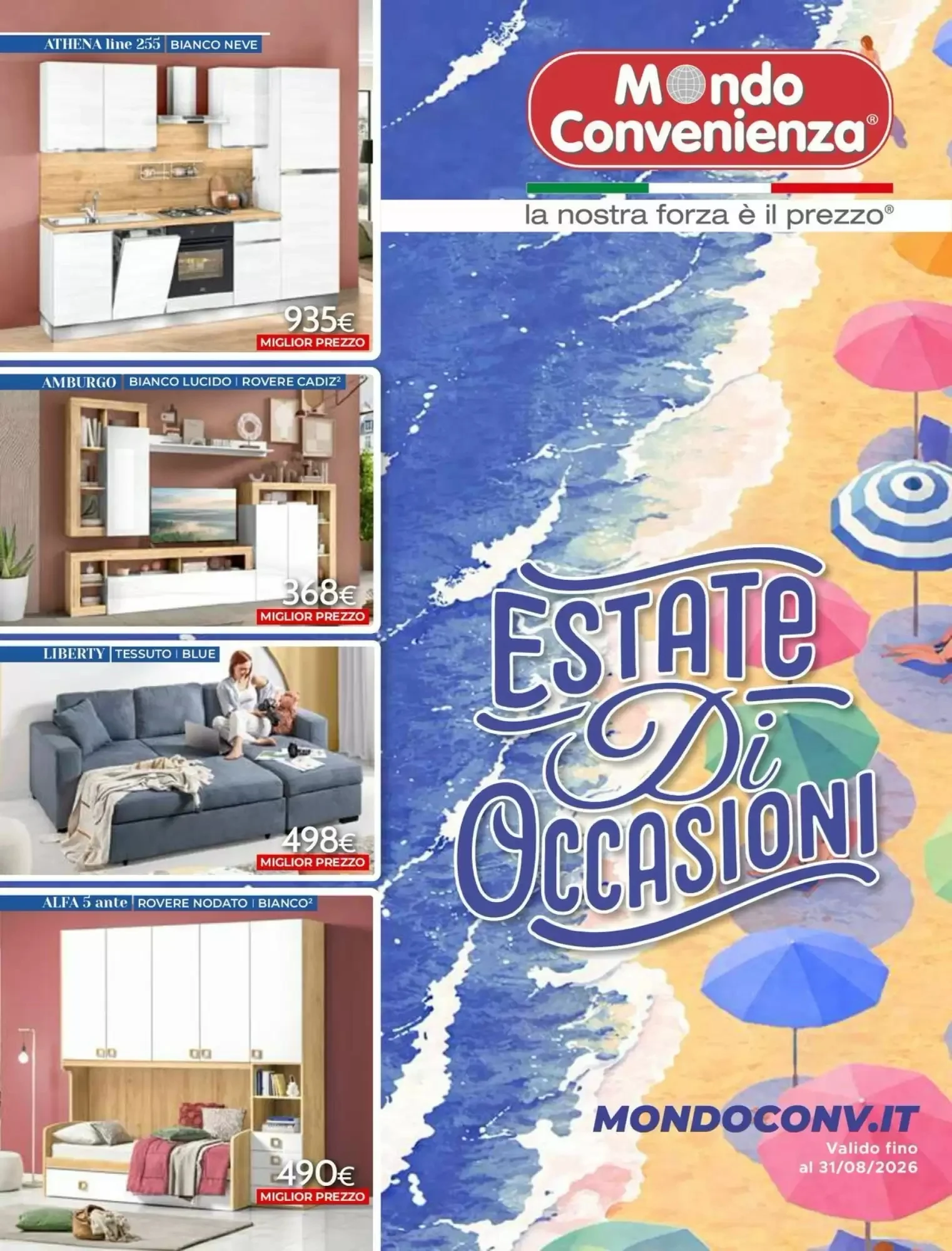 Copertina Mondo Convenienza - Volantino Mondo Convenienza