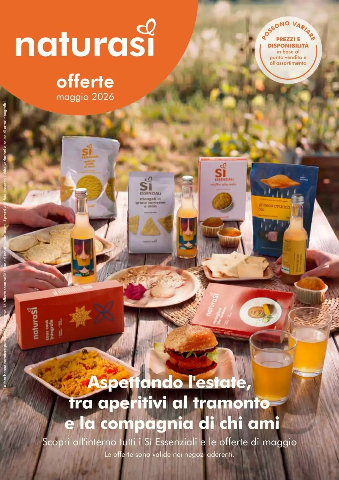 Copertina Naturasì - Volantino Naturasì