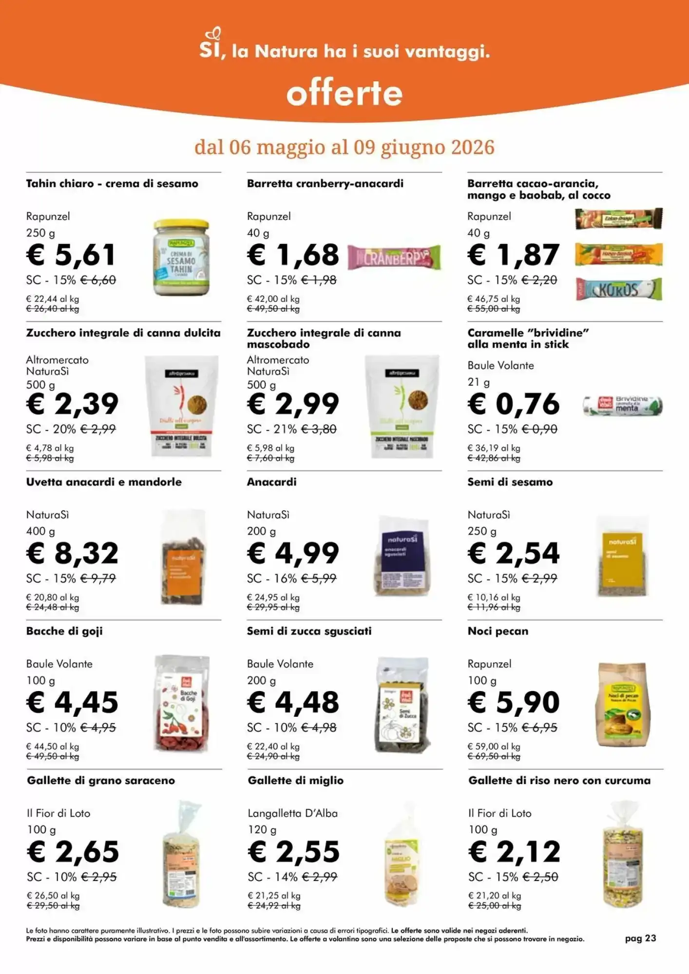 Volantino Naturasì Volantino Naturasì pagina 23