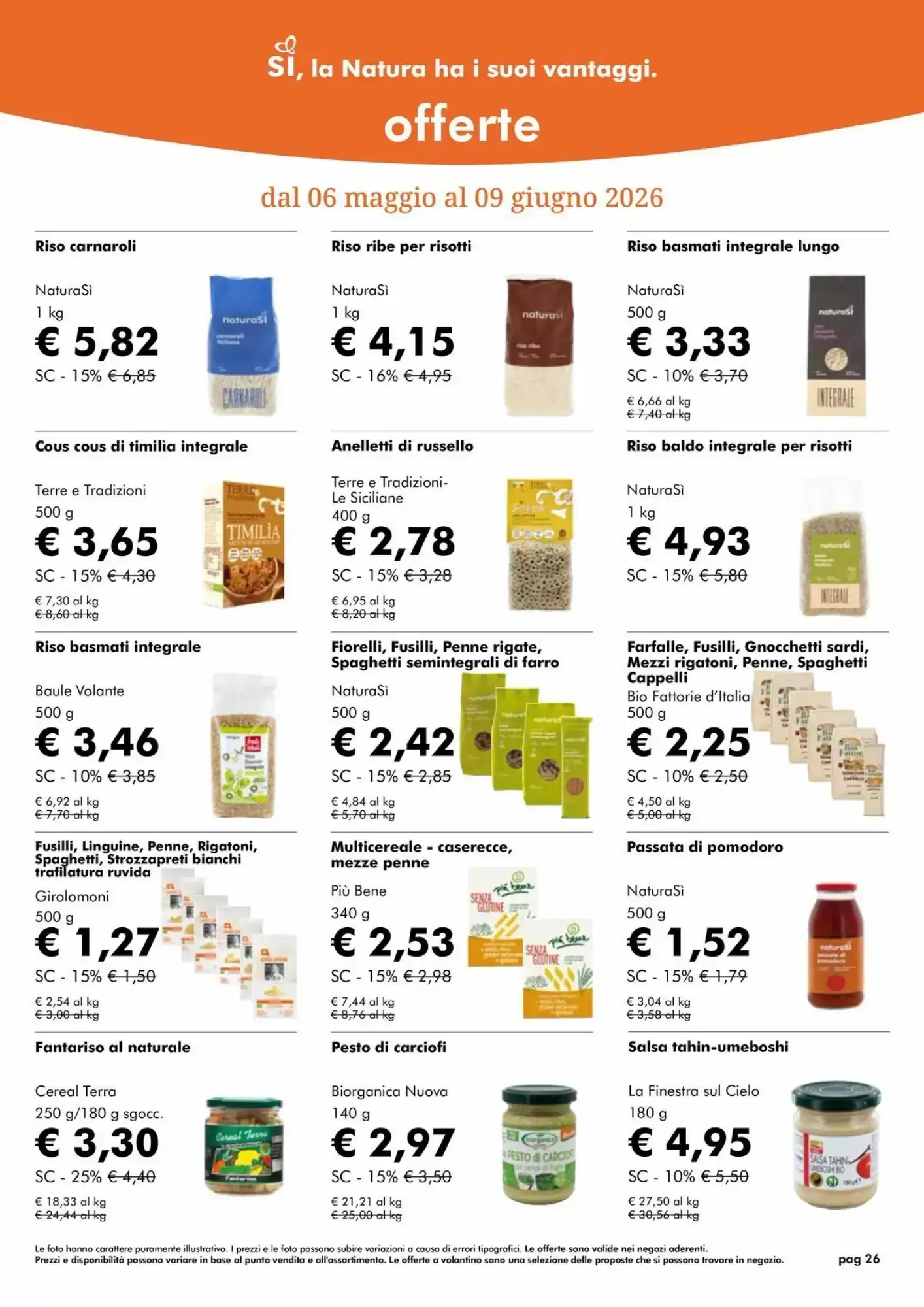 Volantino Naturasì Volantino Naturasì pagina 26
