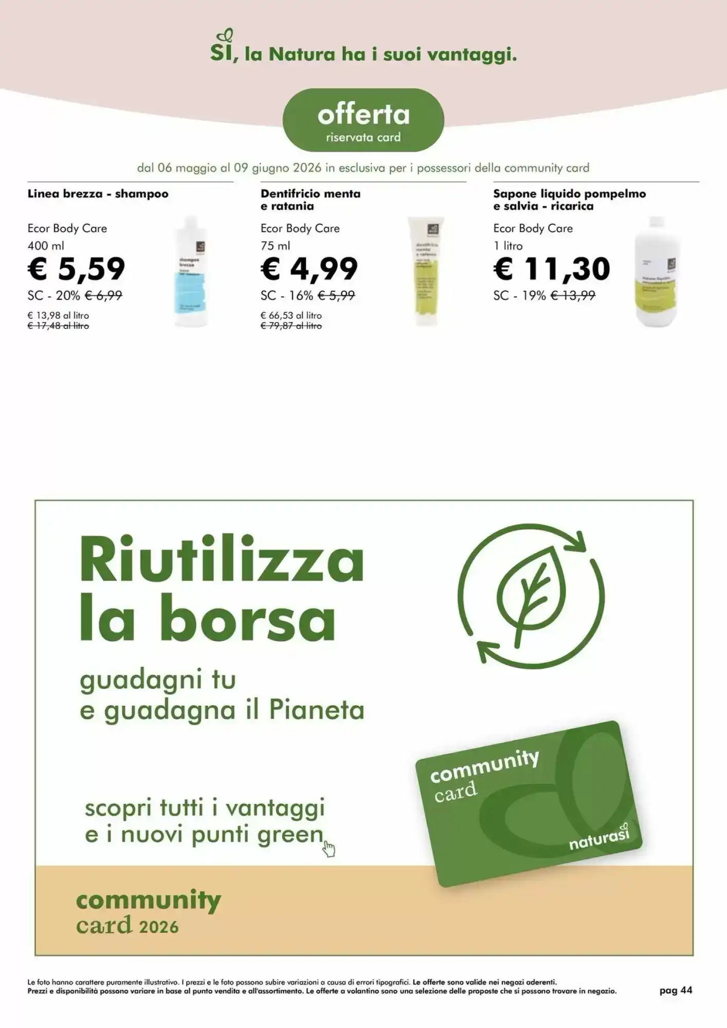 Volantino Naturasì Volantino Naturasì pagina 44