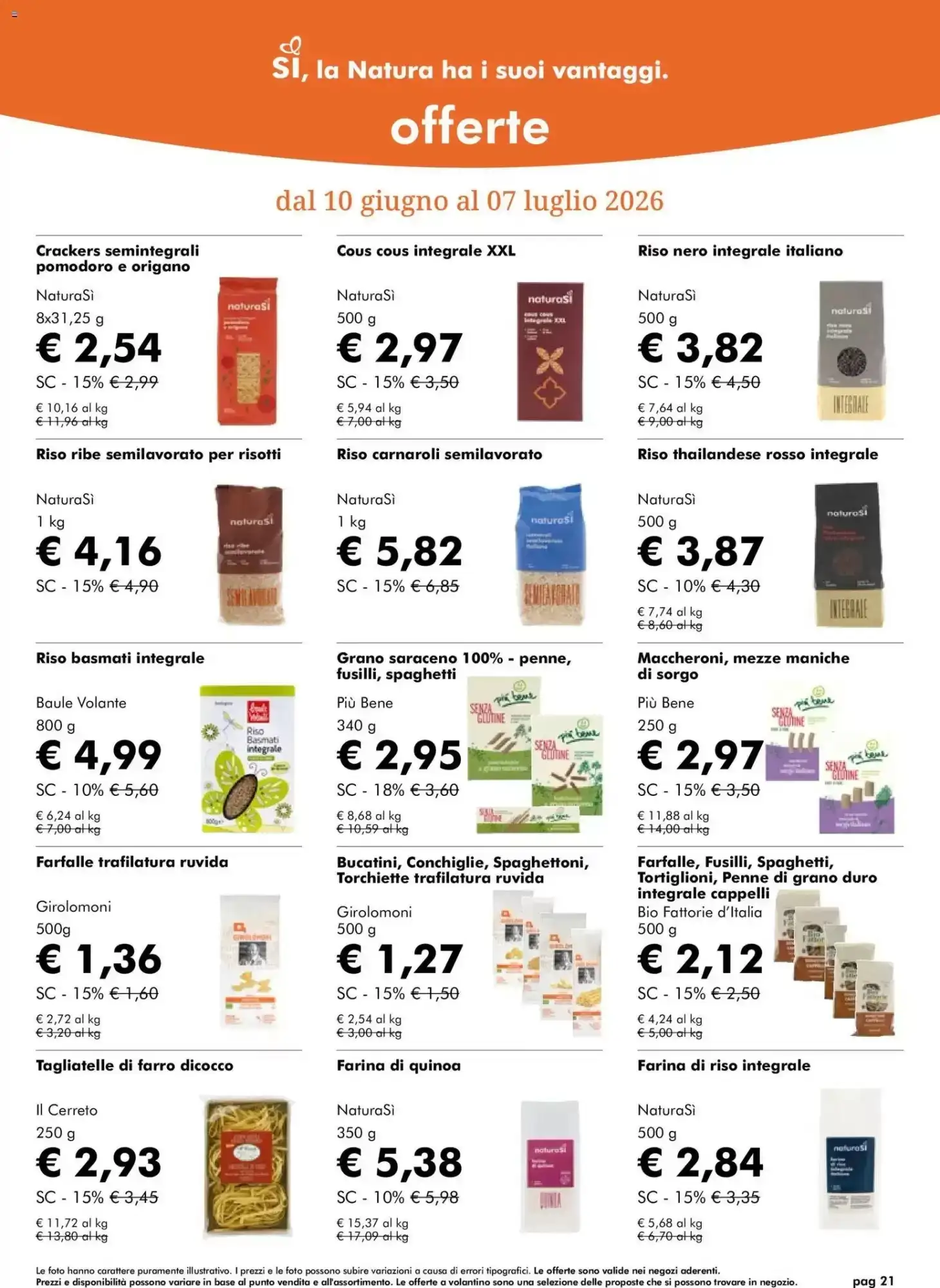 Volantino Naturasì Volantino Naturasì pagina 21