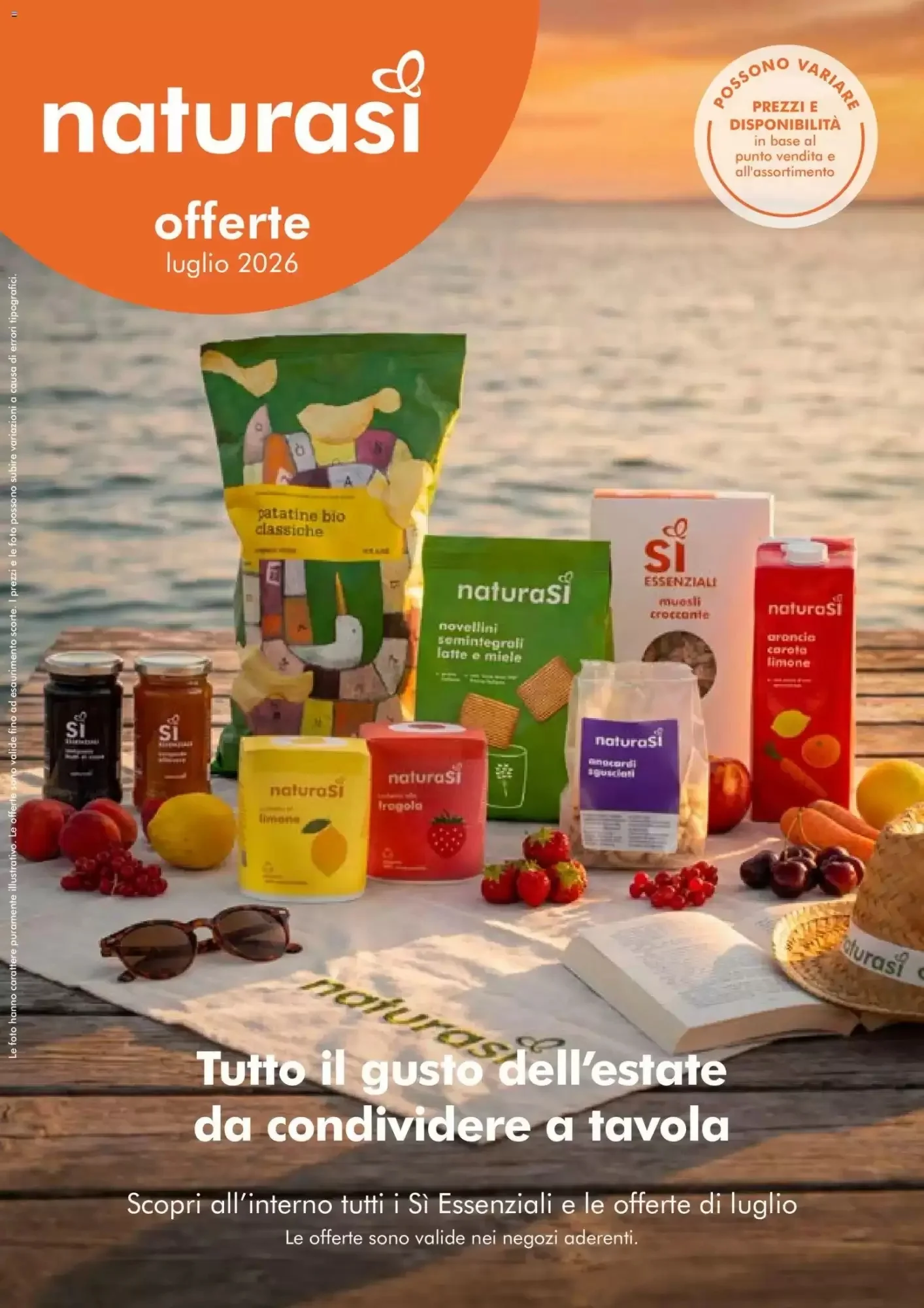 Copertina Naturasì - Volantino Naturasì