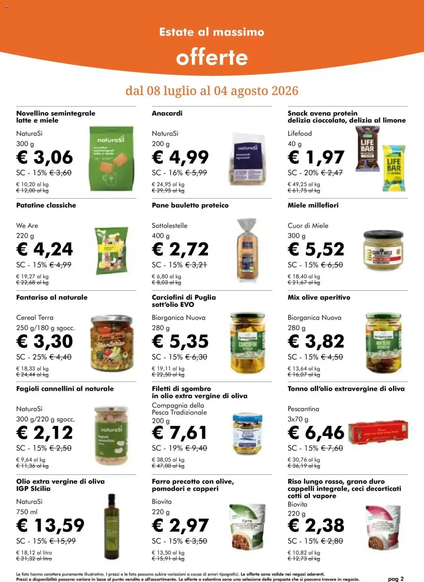 Volantino Naturasì Volantino Naturasì pagina 2