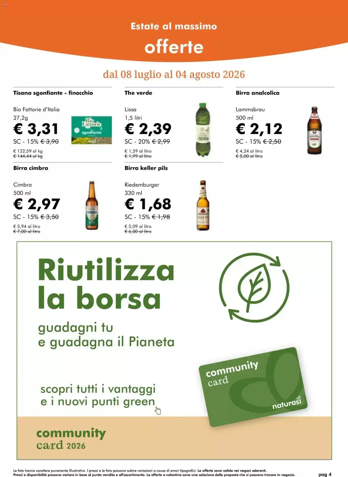 Volantino Naturasì Volantino Naturasì pagina 4