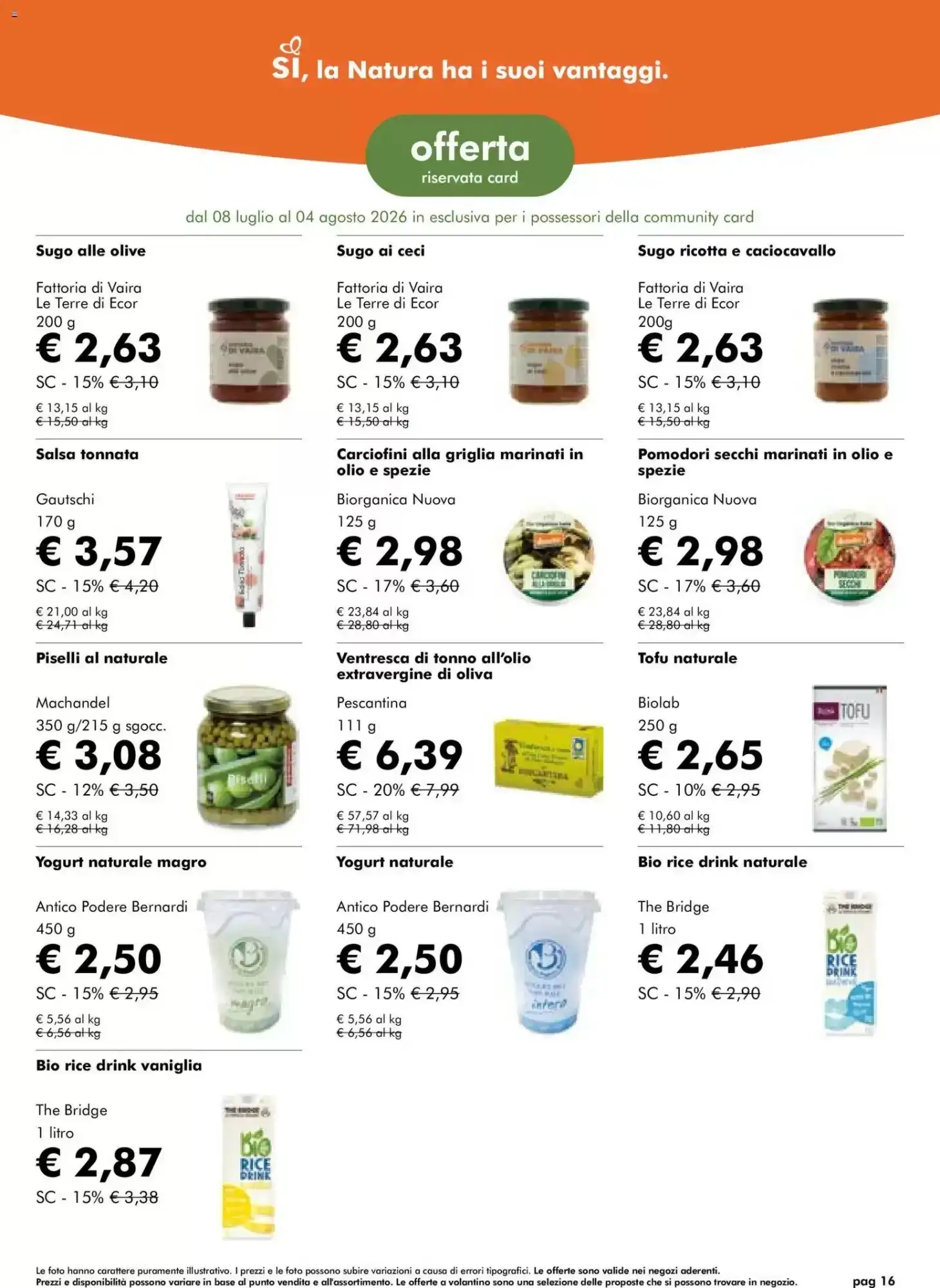 Volantino Naturasì Volantino Naturasì pagina 16
