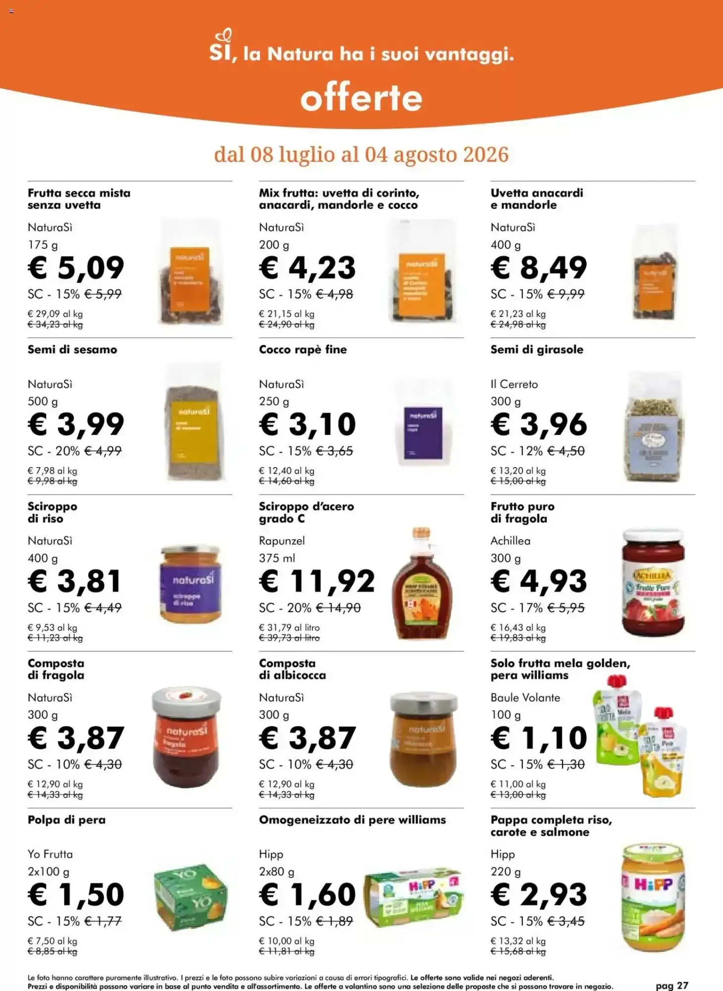 Volantino Naturasì Volantino Naturasì pagina 27