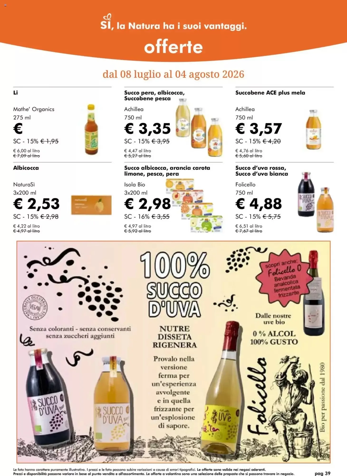 Volantino Naturasì Volantino Naturasì pagina 39