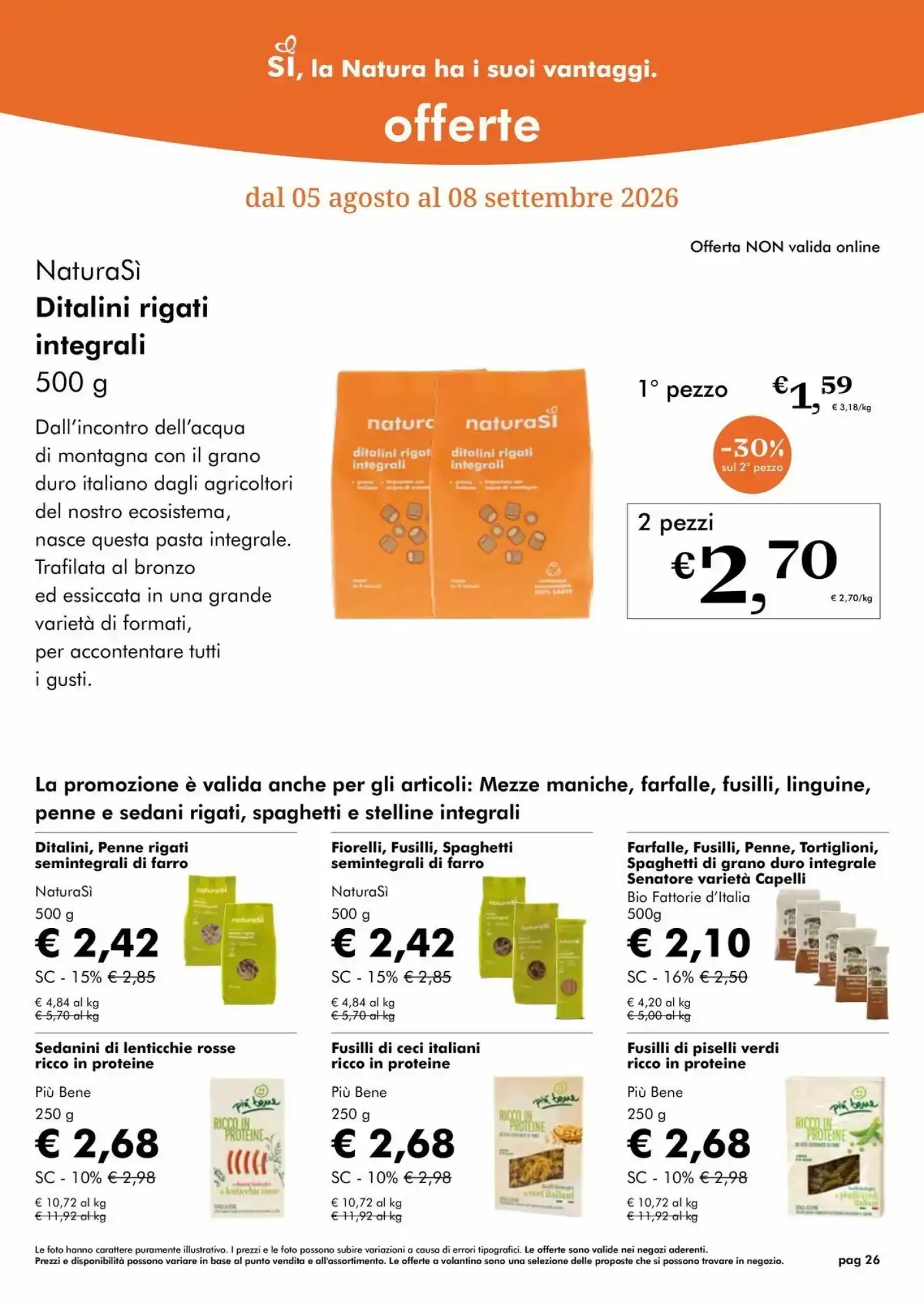Volantino Naturasì Volantino Naturasì pagina 26