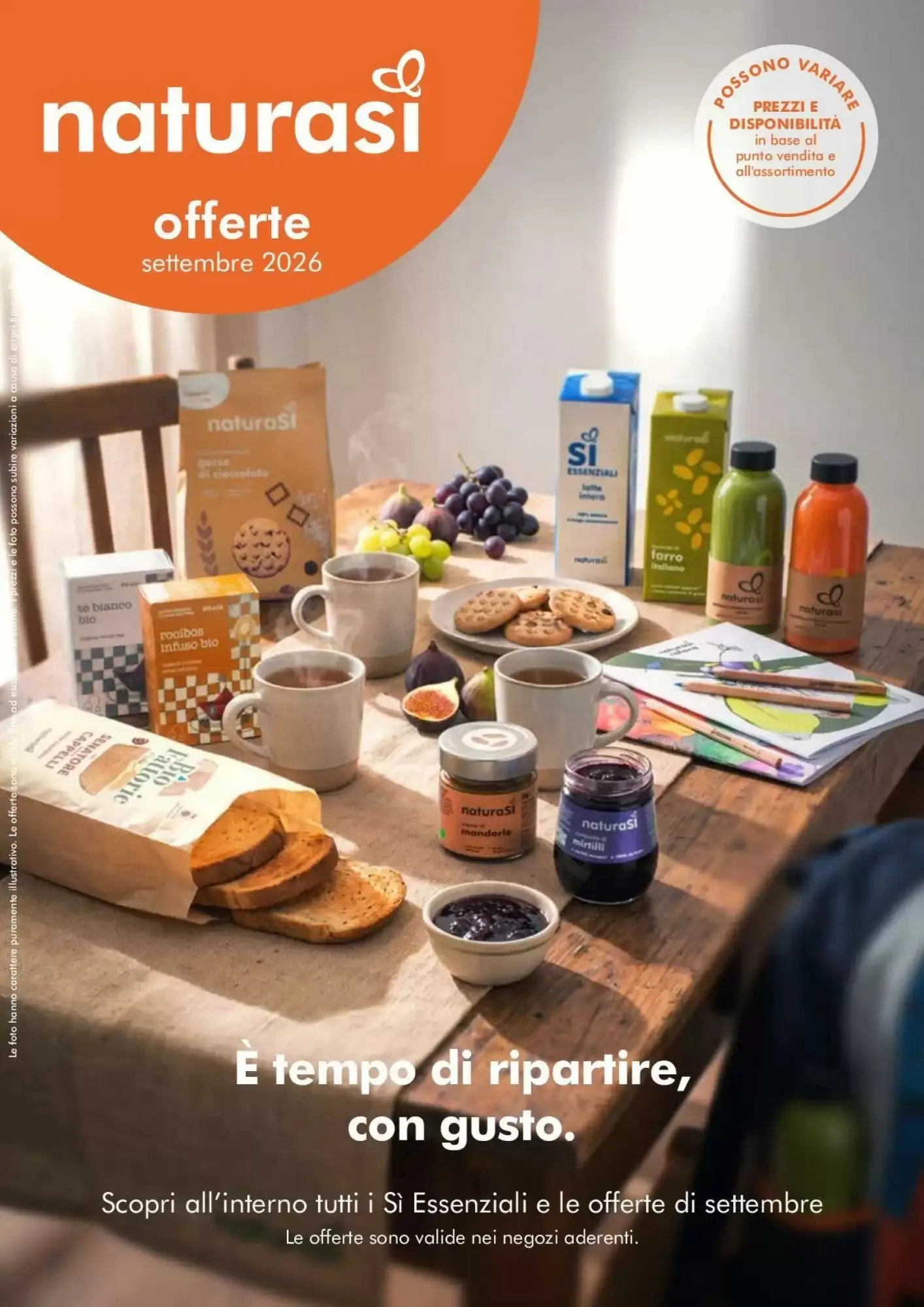 Copertina Naturasì - Volantino Naturasì