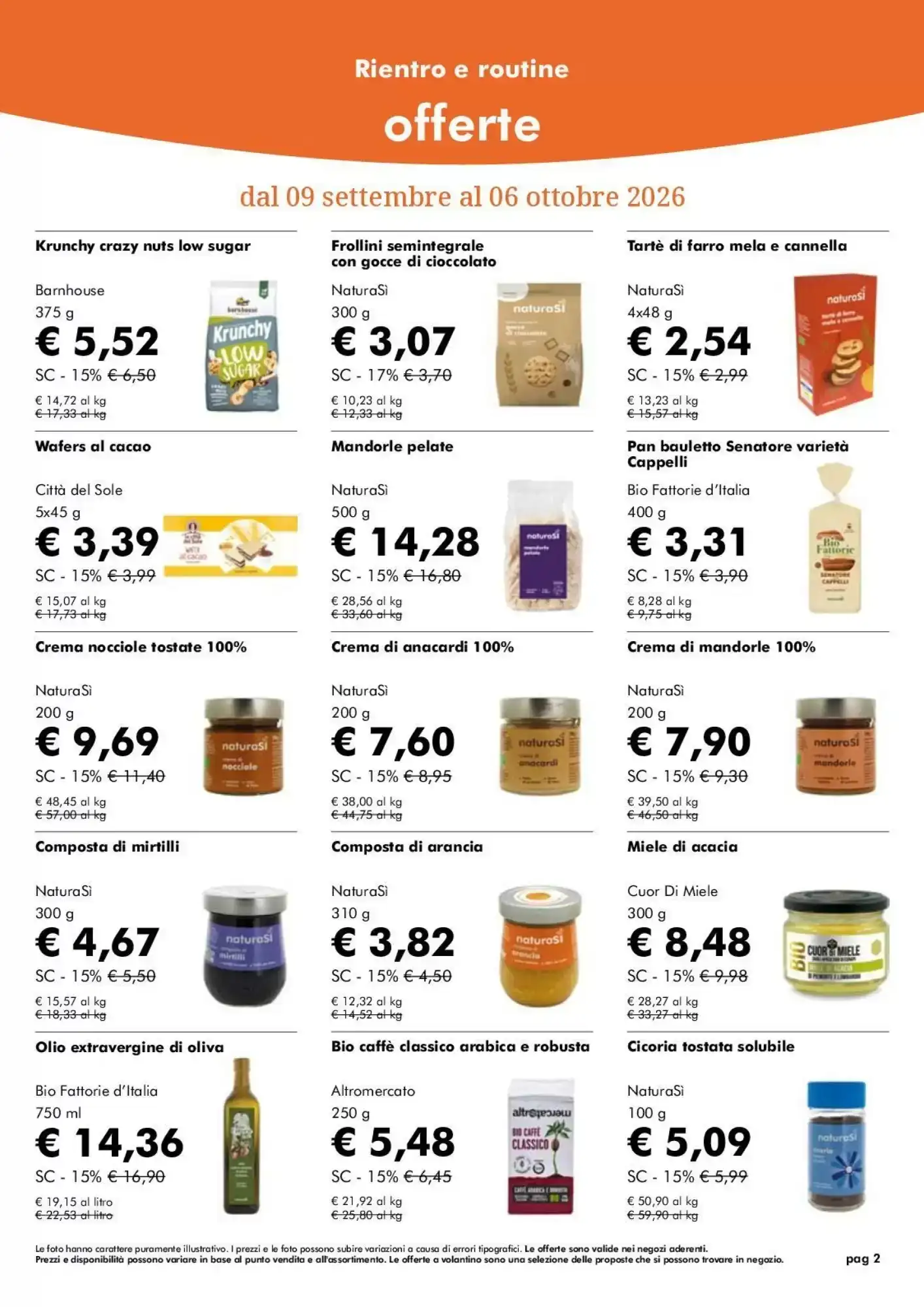 Volantino Naturasì Volantino Naturasì pagina 2